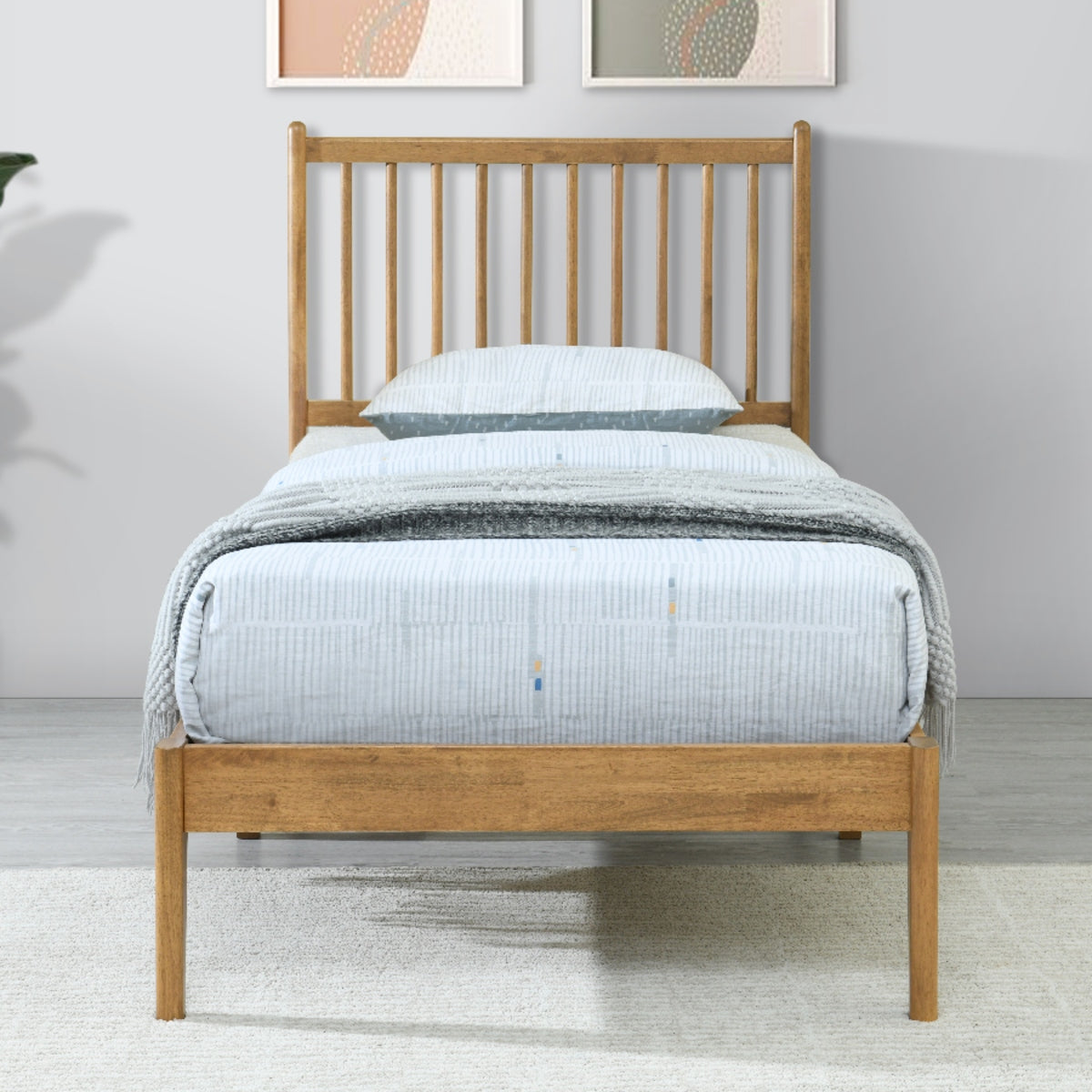 2026 Perth Wooden Bed Frame in Oak