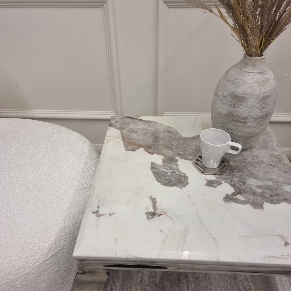 2026 Louis Lamp Table in Pandora Marble