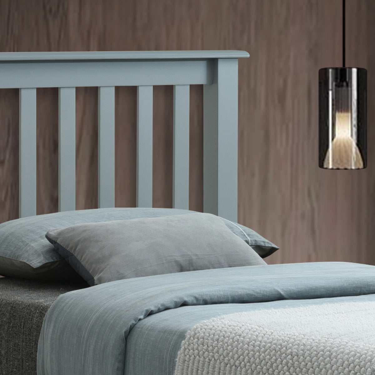 2026 Rose Wooden Bed Frame in Grey