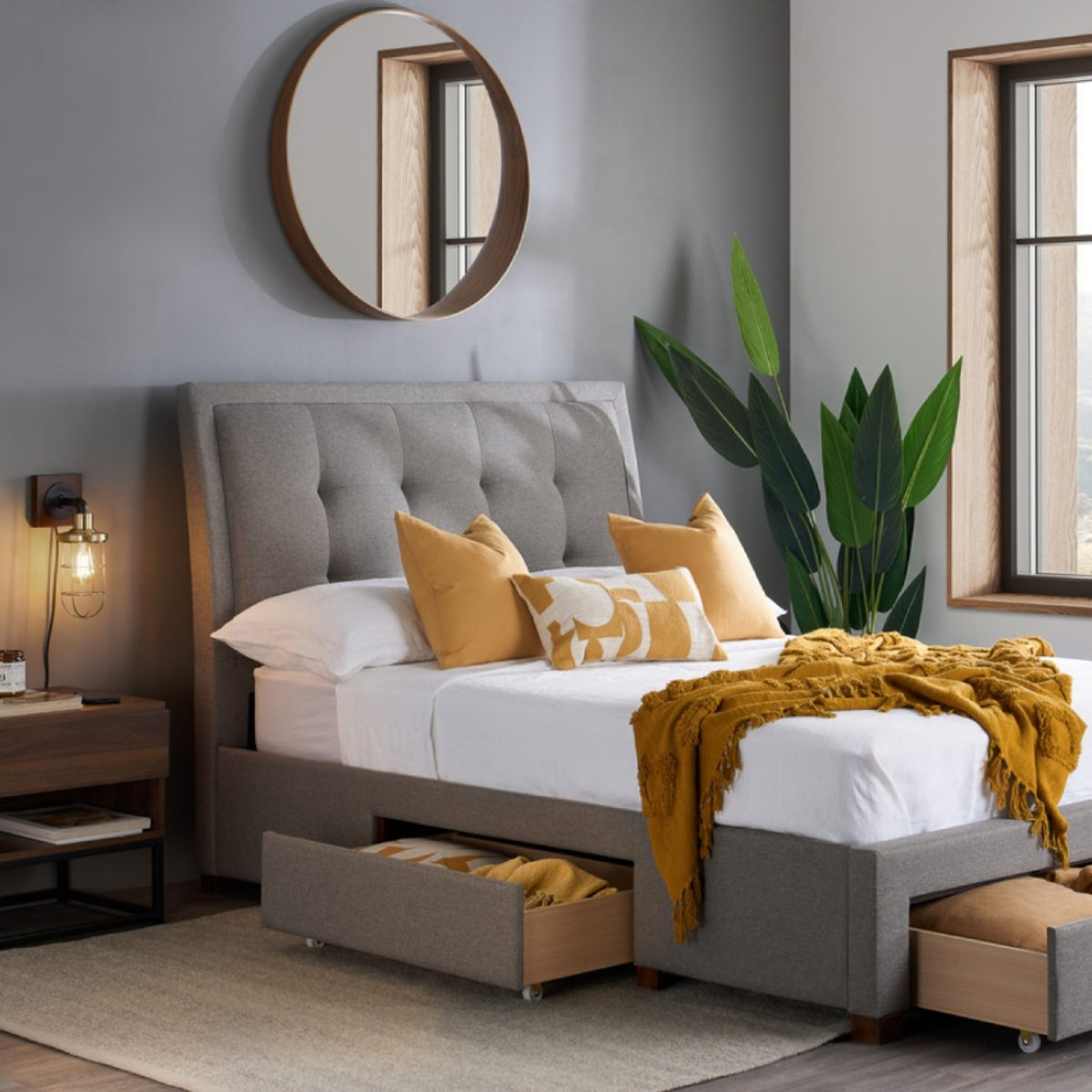 2026 Shelby Fabric Bed Grey