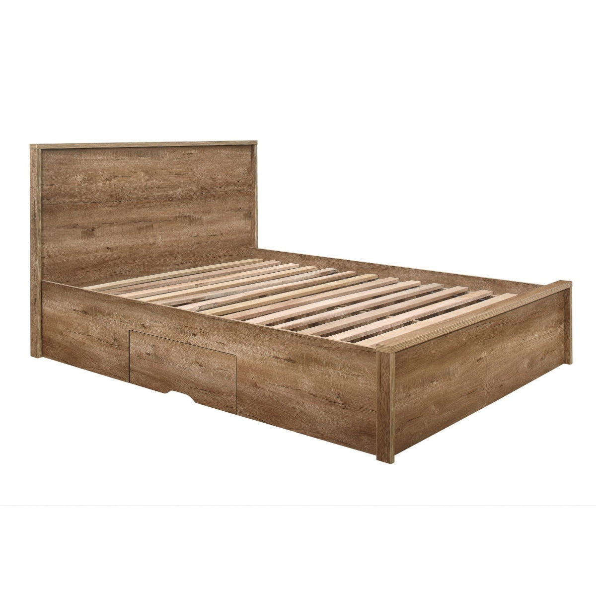 2026 Stockwell Bed - Rustic Oak Effect