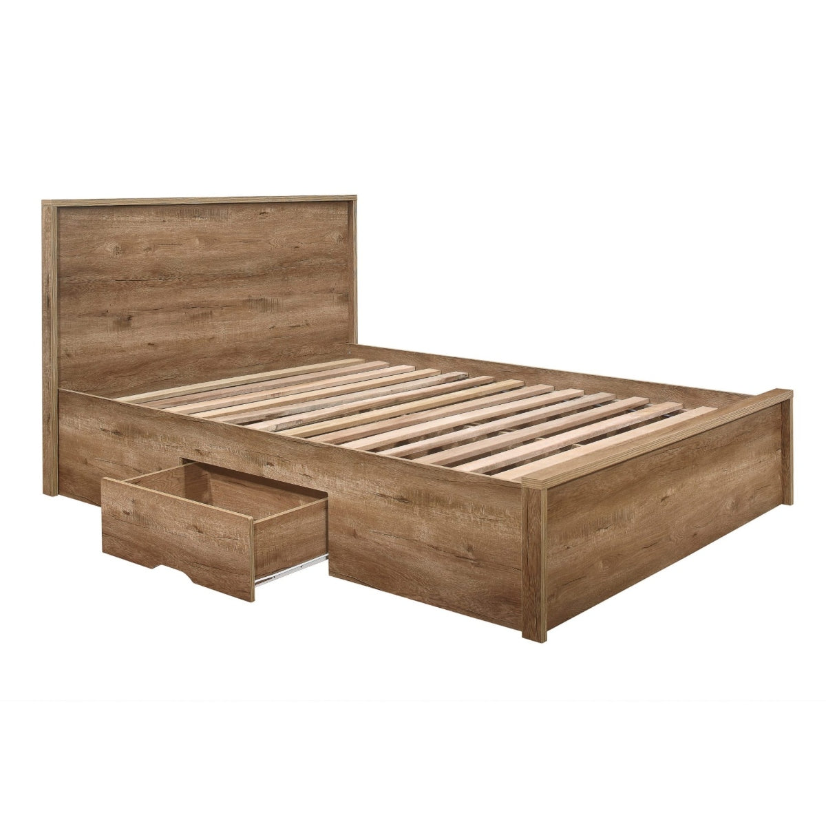 2026 Stockwell Bed - Rustic Oak Effect