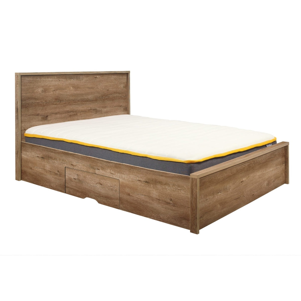 2026 Stockwell Bed - Rustic Oak Effect