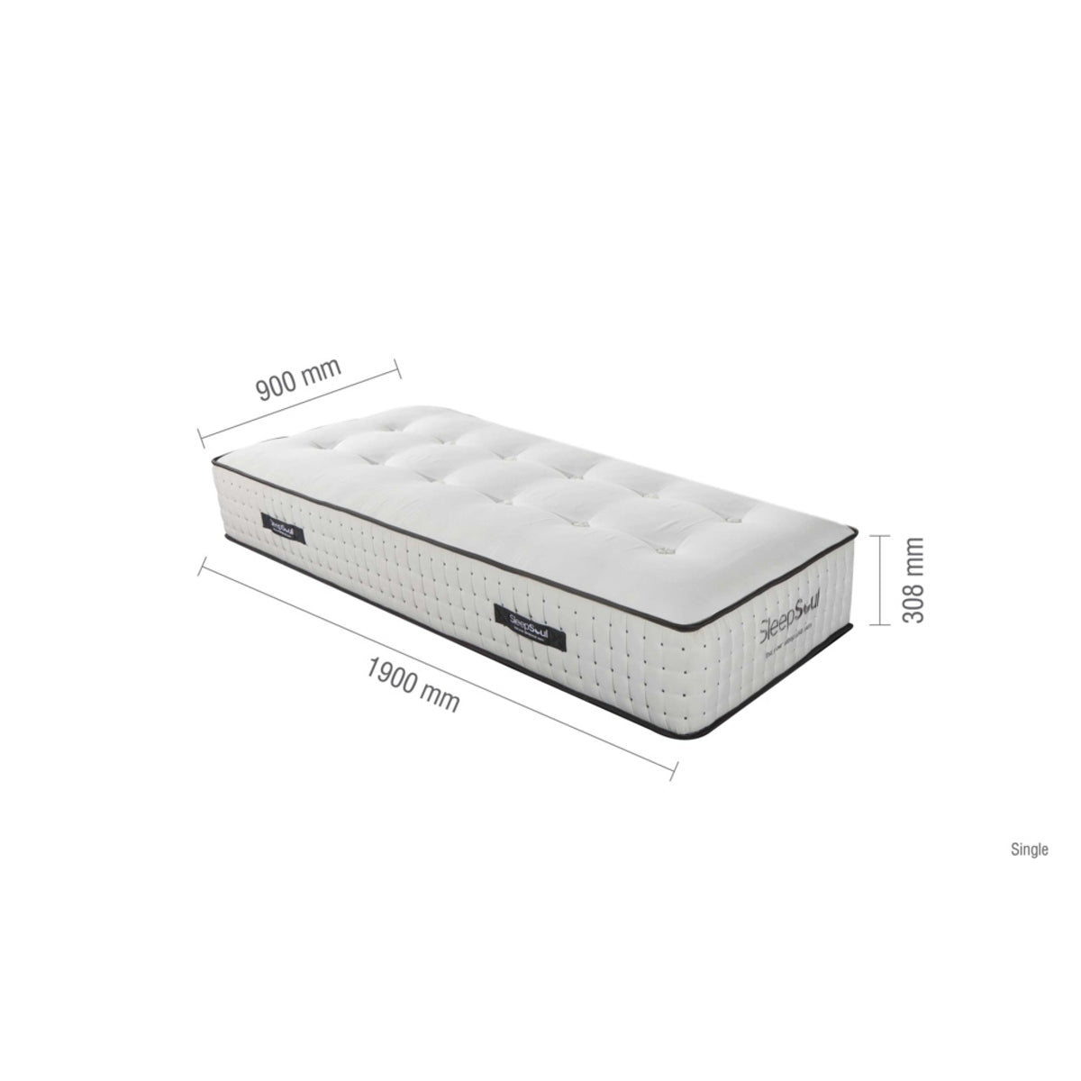 2026 Sleepsoul Harmony 1000 Pocket Sprung Tufted