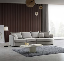 2027 Rubela Corner Chaise Sofa - Pebble  Boucle - Nimbus Beds