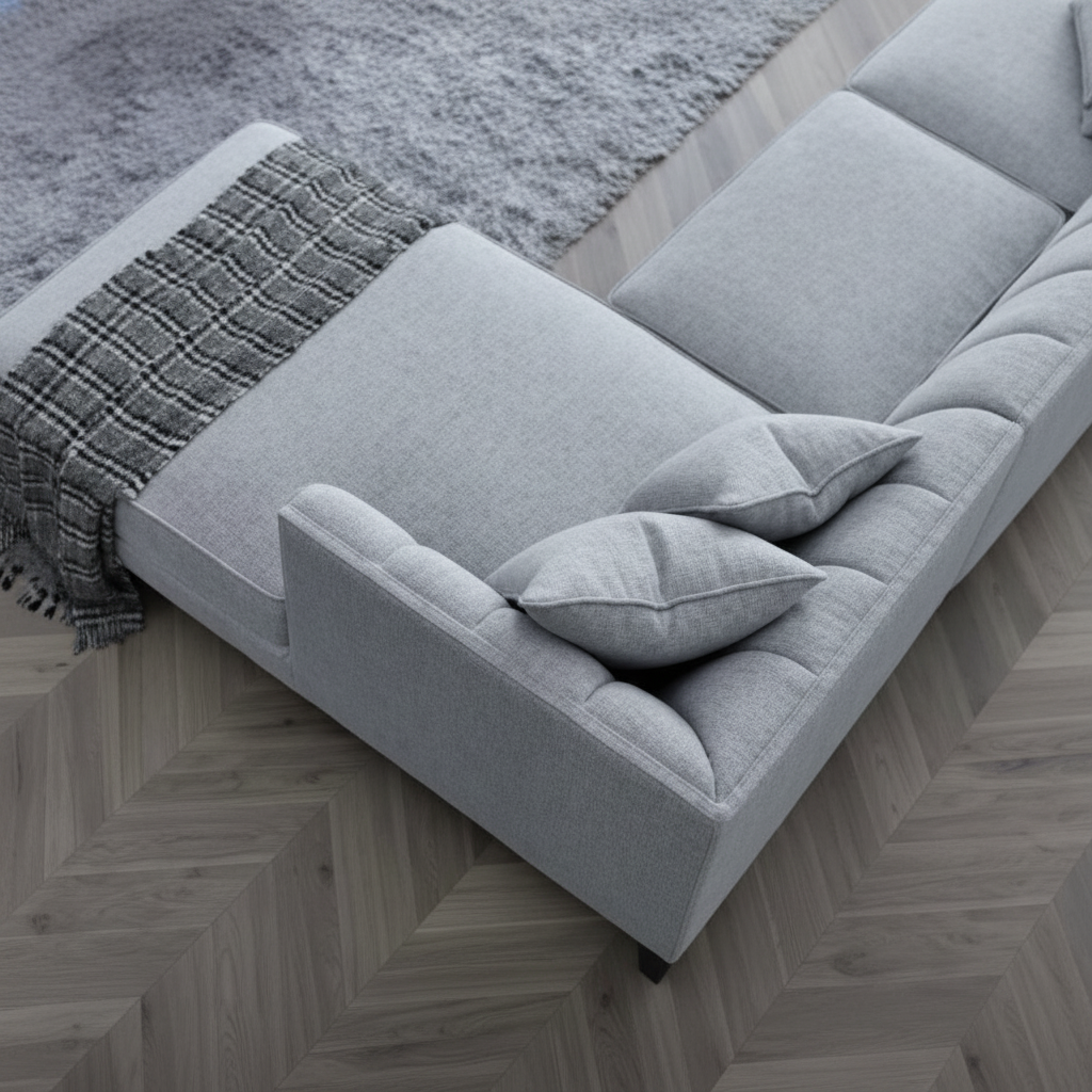 2026 Alba Corner Sofa - Right Hand - Dolphin Boucle - Nimbus Beds