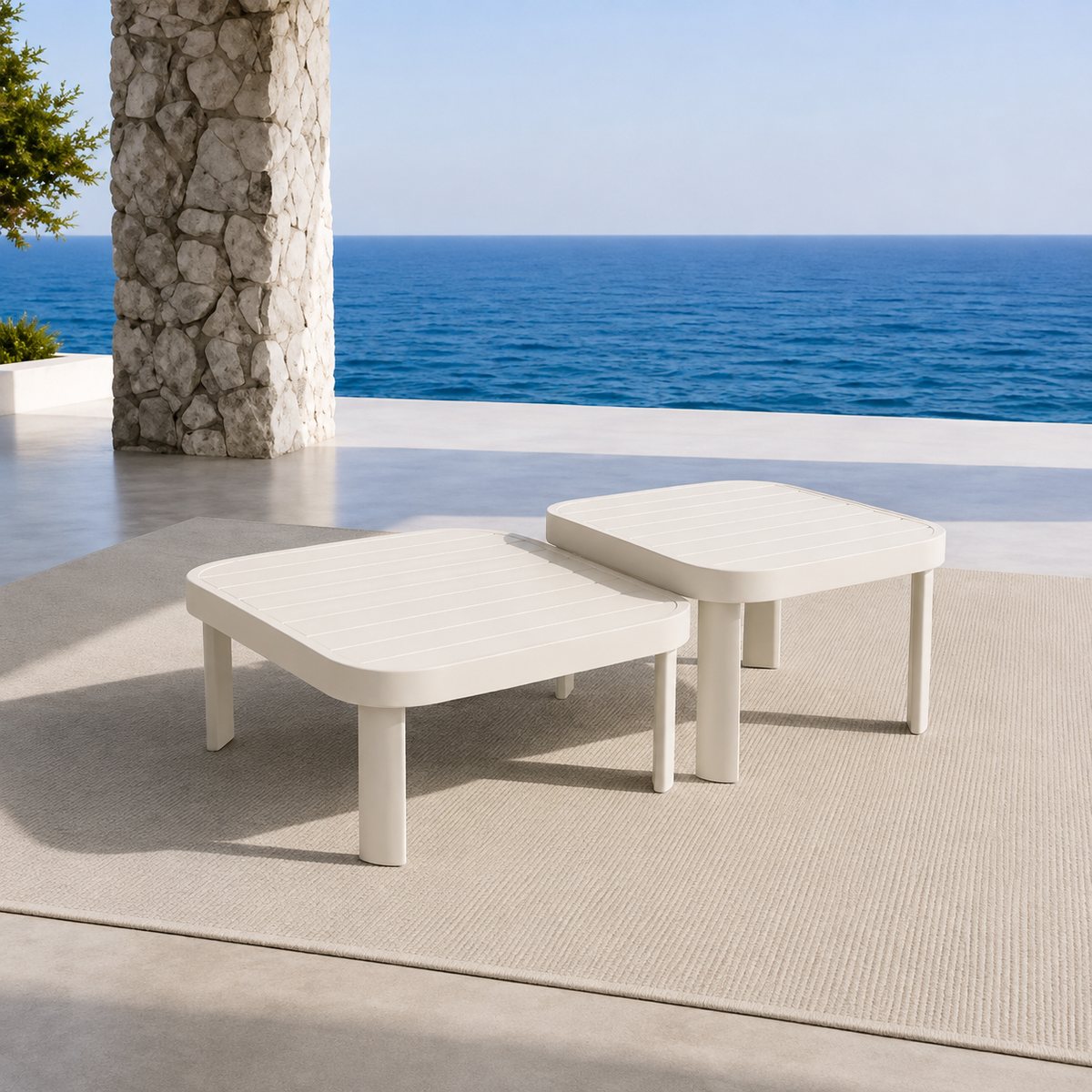 2026 ALUXO® Sofia Outdoor Range - 8 Seater Corner Lounge Set