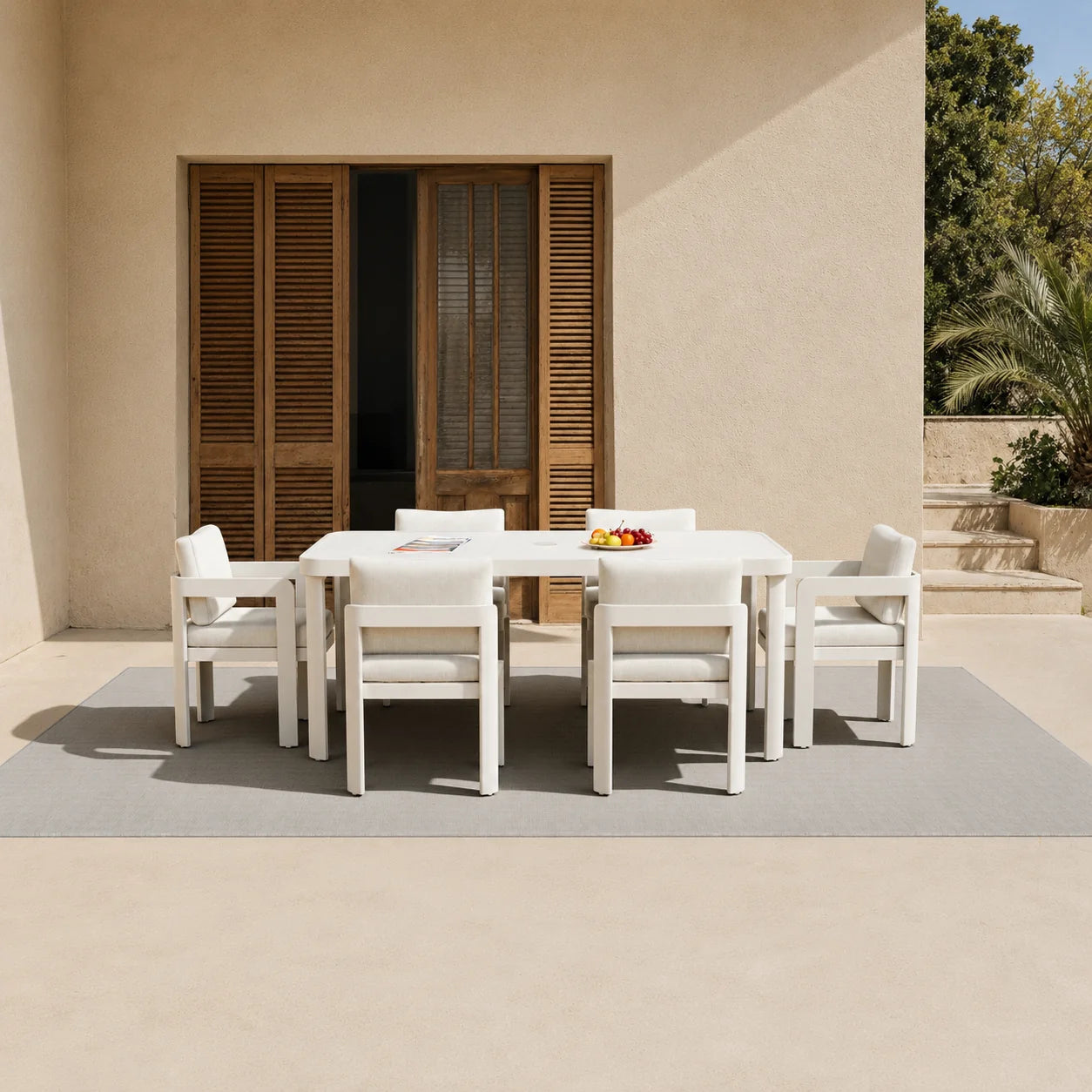 2026 ALUXO® Sofia Outdoor Range - 6 Seater Dining Set