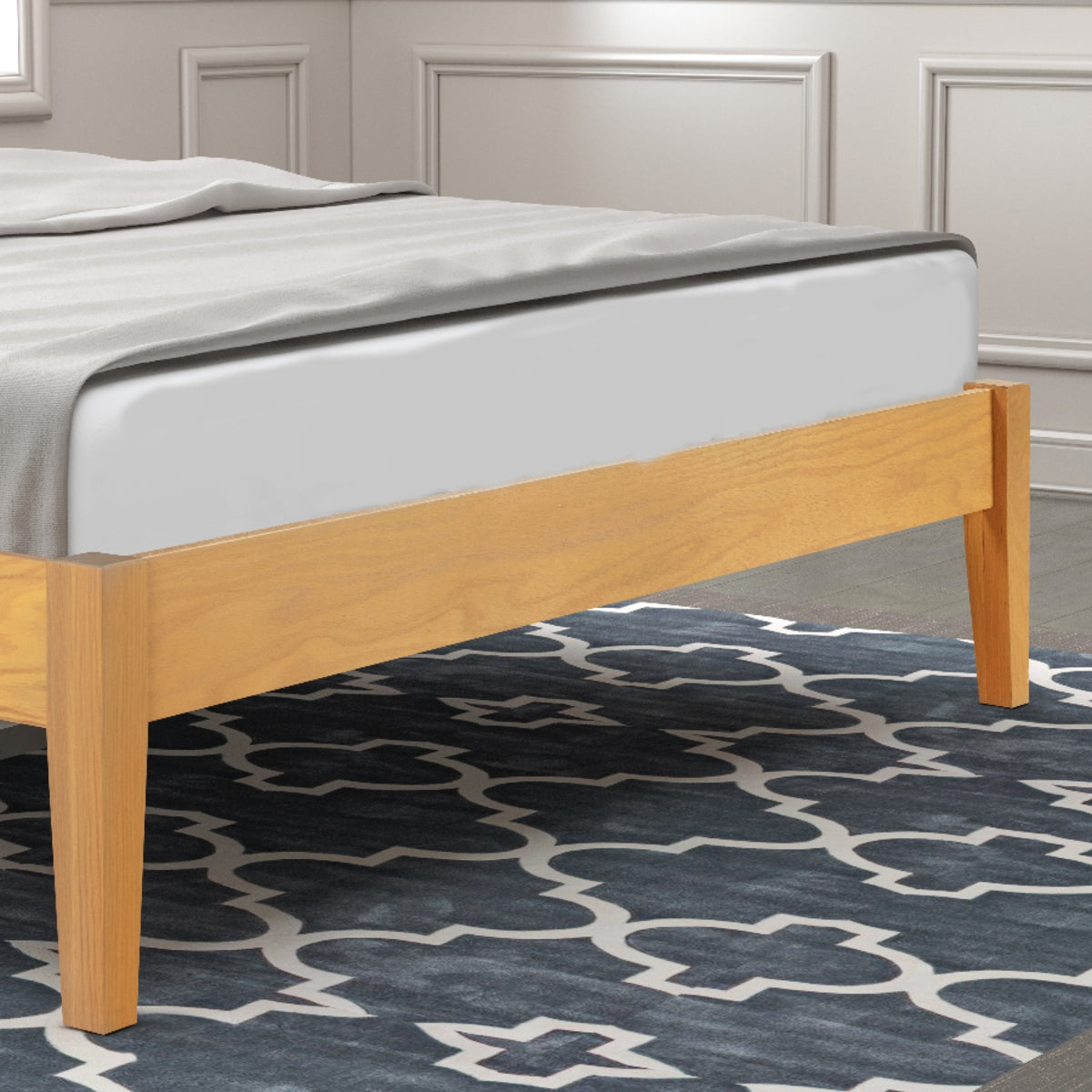 2026 Winchester Wooden Bed Frame in Herringbone Oak