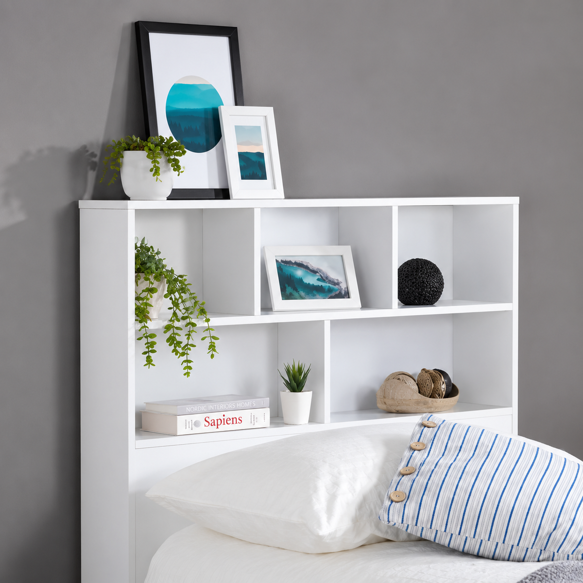 2026 Alfie Storage Bed -  White