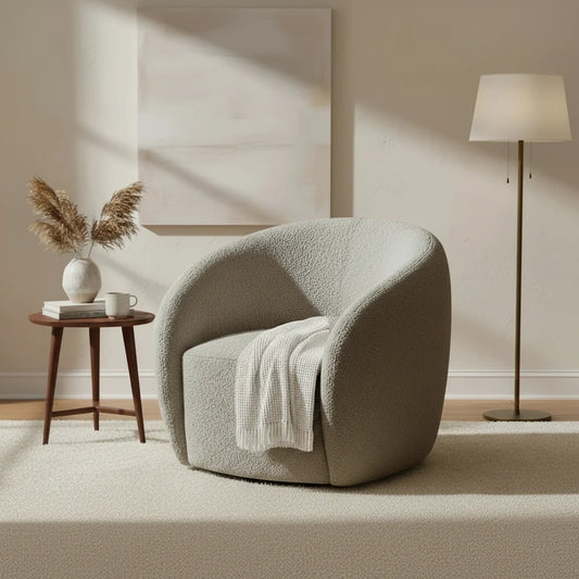 2026 Georgia Accent Chair - Koala Boucle - Nimbus Beds