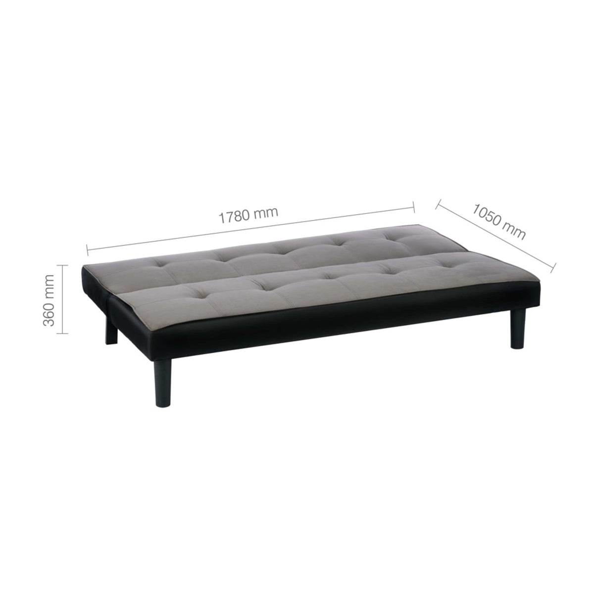 2026 Aurora Sofa Bed - Grey Velvet