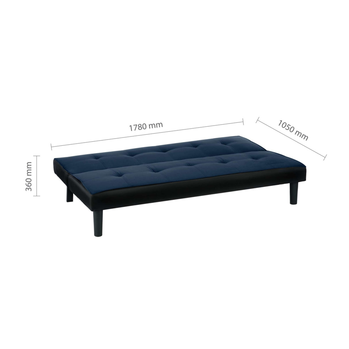 2026 Aurora Sofa Bed - Midnight Blue
