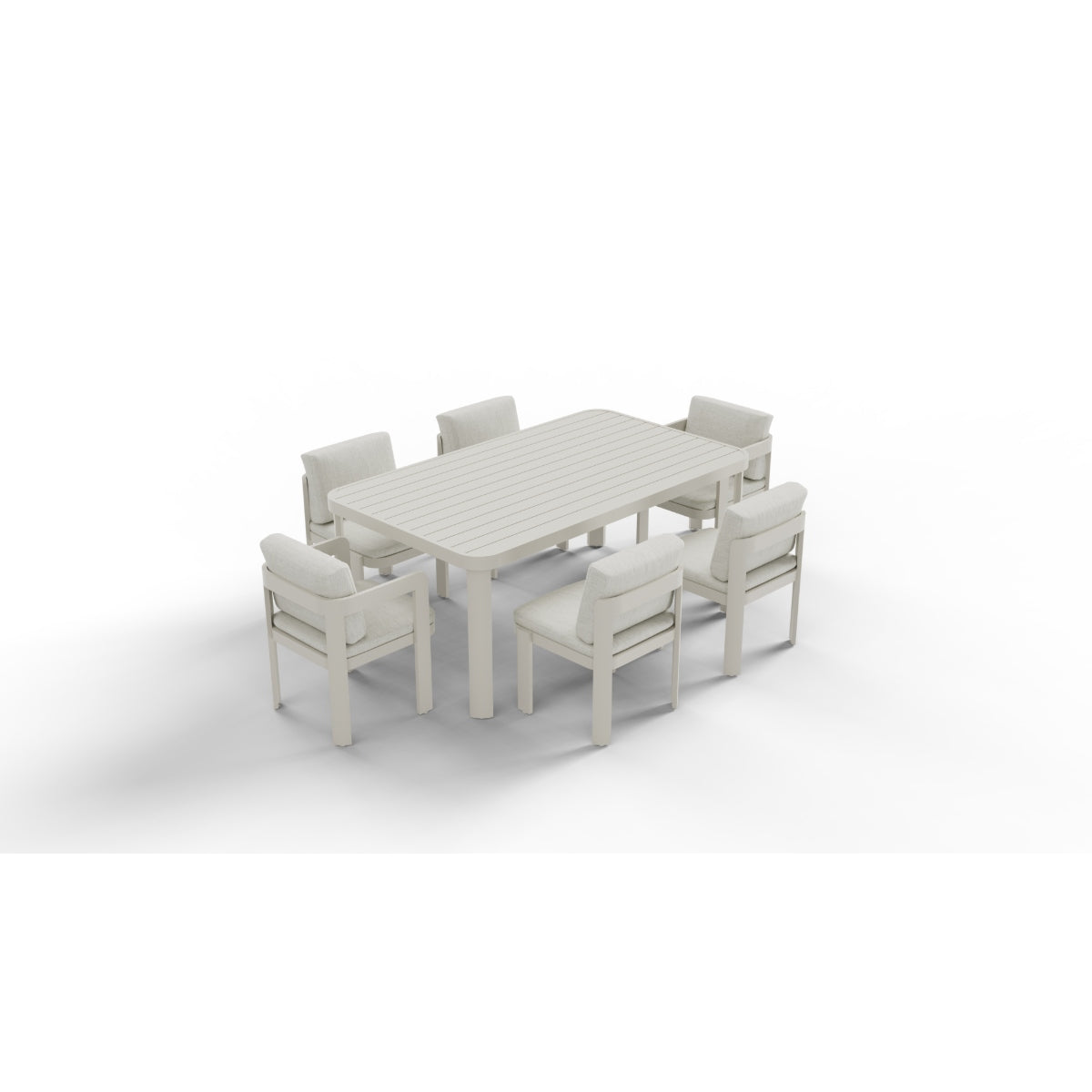 2026 ALUXO® Sofia Outdoor Range - 6 Seater Dining Set