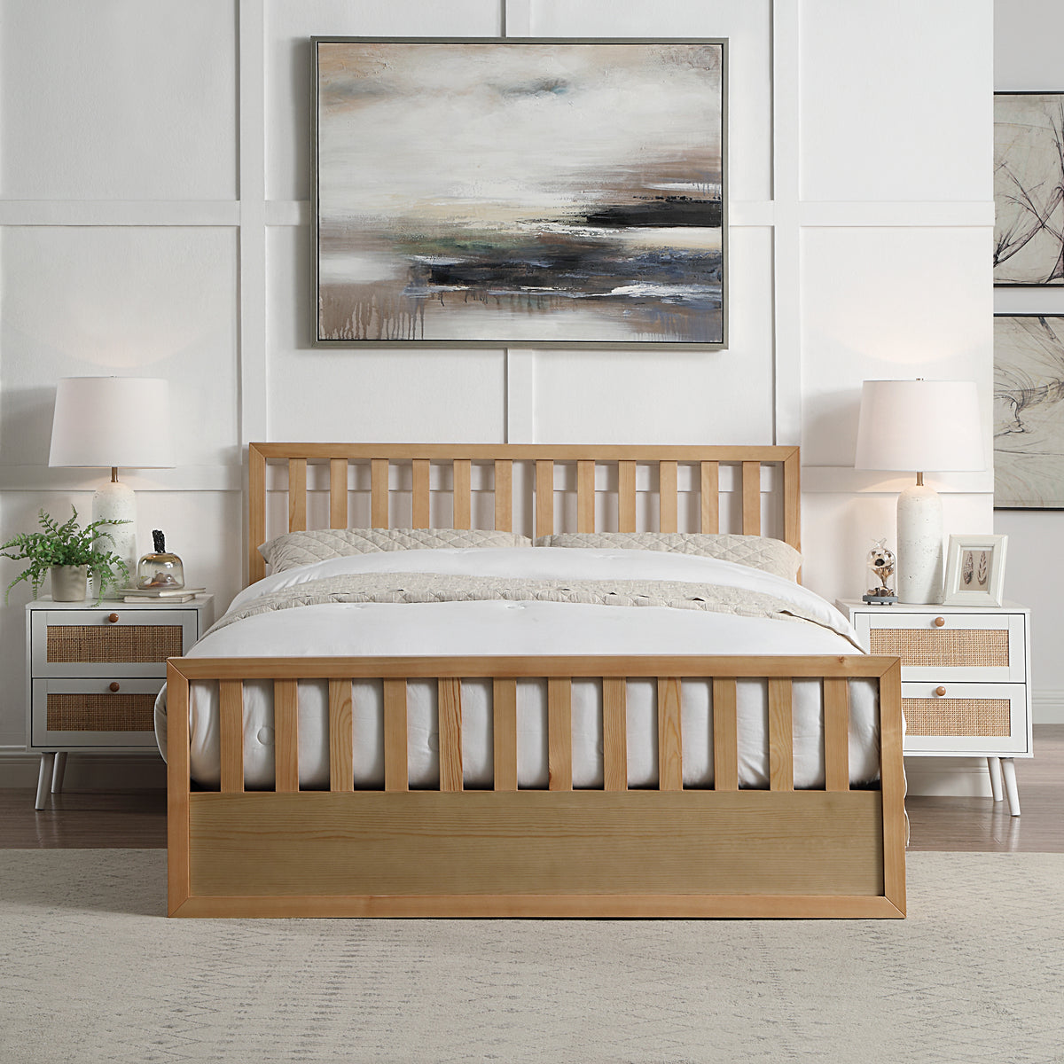 2026 Aberdeen Ottoman Bed Wood in Oak