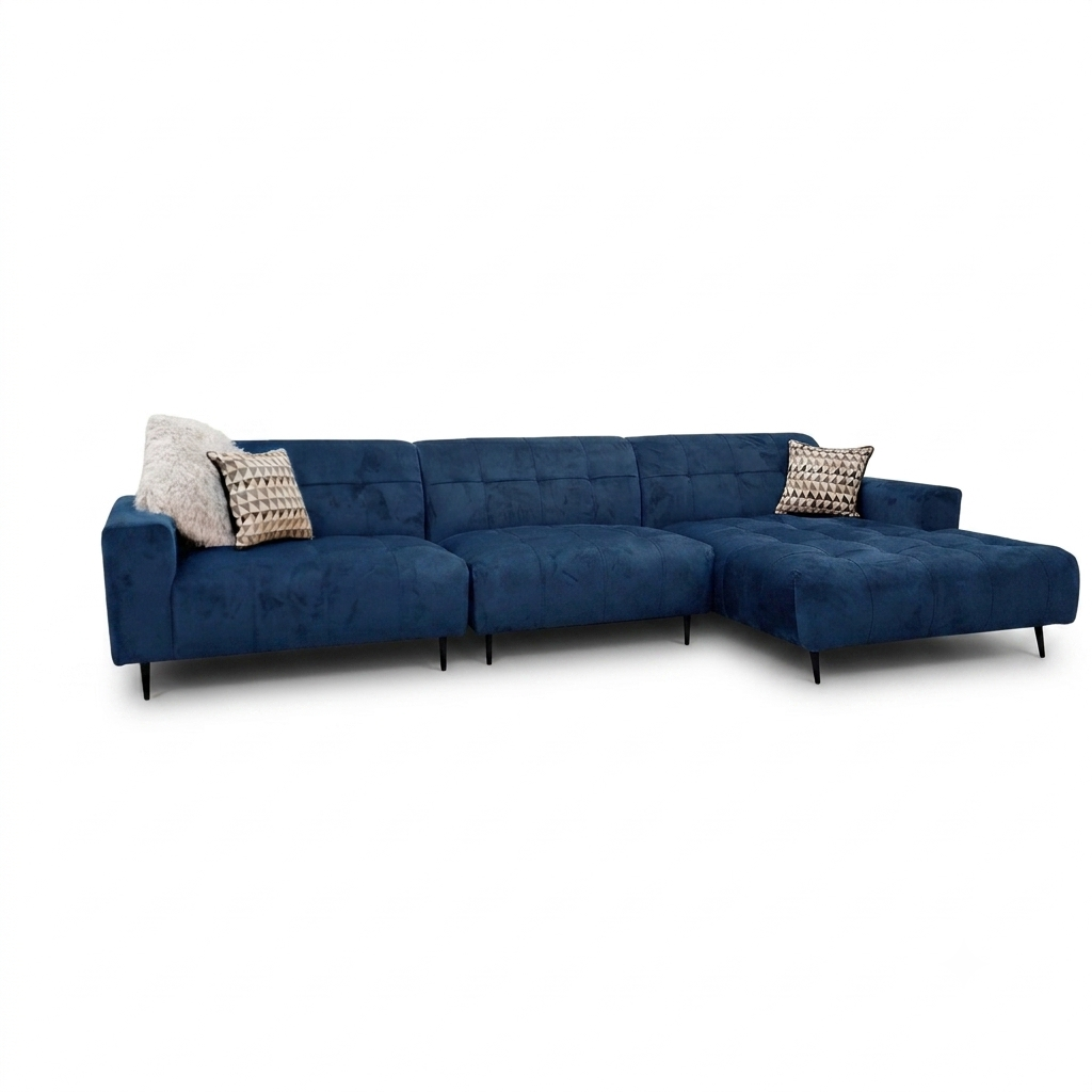 2026 Oakley 3 Piece Sofa - Marine Blue - Nimbus Beds