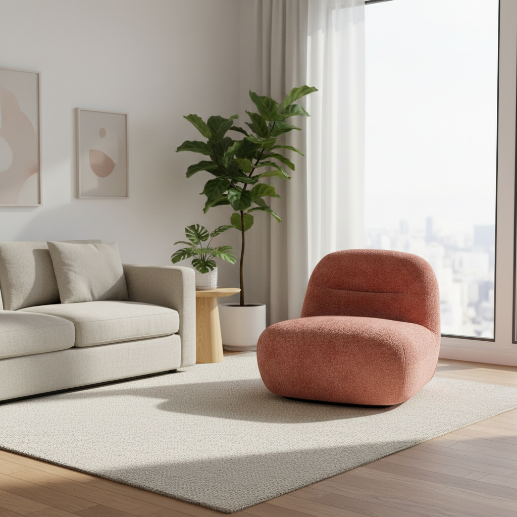 2026 Melrose Chair -  Blush Orange - Nimbus Beds