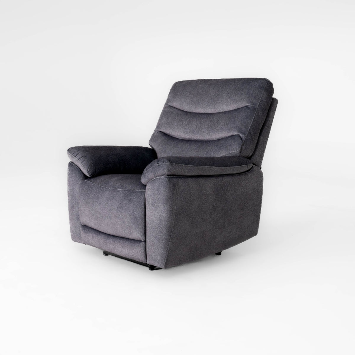 Theodore 3 Seater, 2 Seater & Chair Sofa In Midnight Black