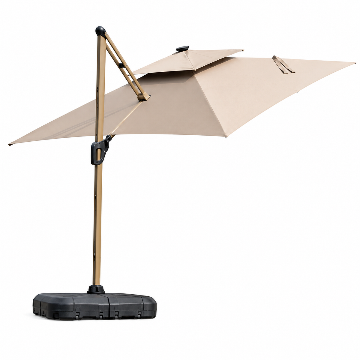 2026 Camber 3m Cantilever Parasol with Solar powered LED Lights