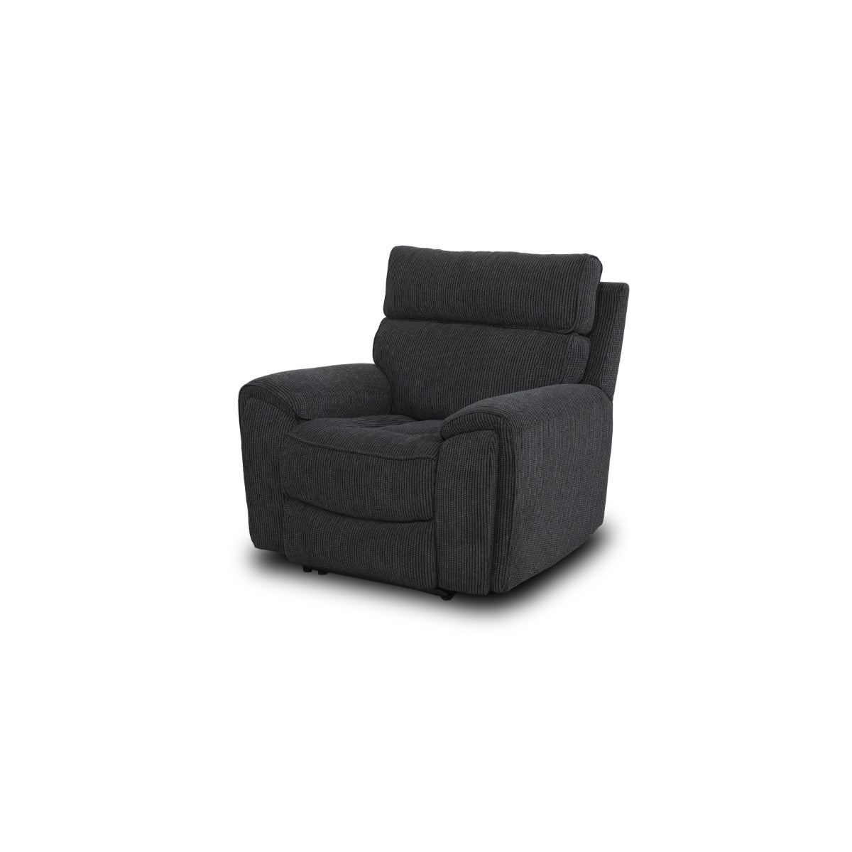 Arianna 3 Seater, 2 Seater & Chair Sofa In Midnight Black