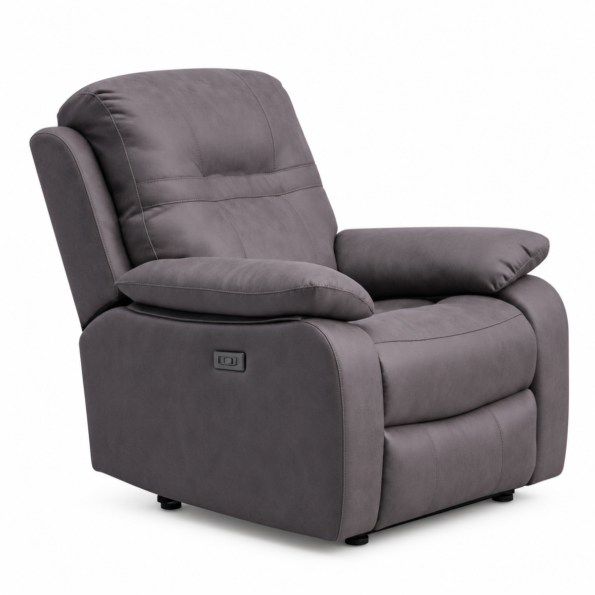 Janna Corner with Console & Chair Sofa In Pisa Grey