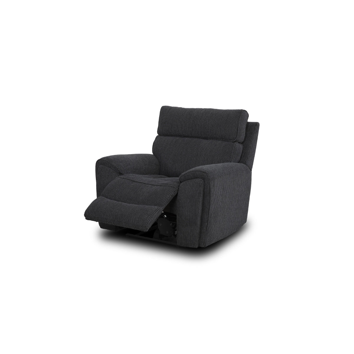 Arianna 3 Seater, 2 Seater & Chair Sofa In Midnight Black
