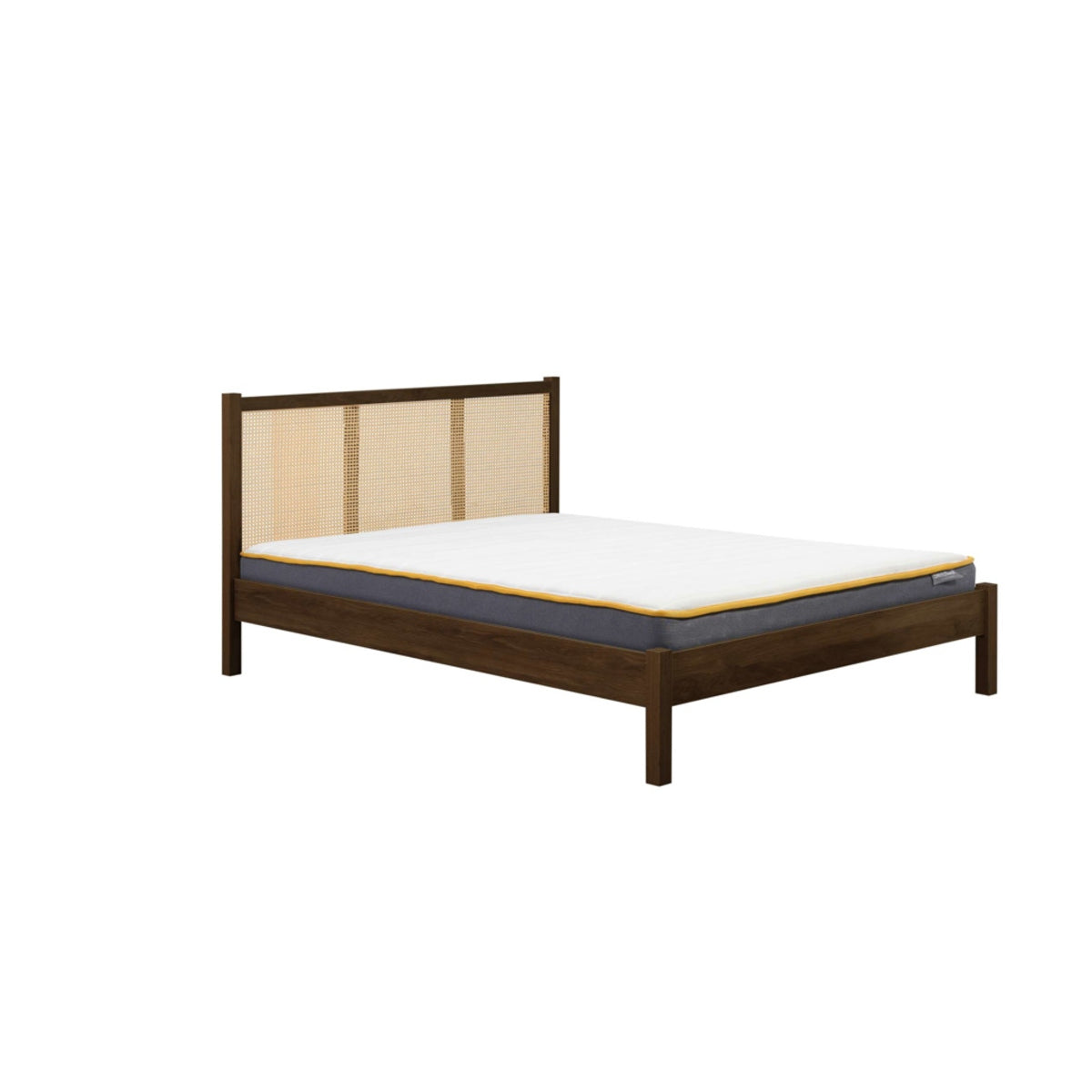 2026 Croxley Rattan Bed - Walnut