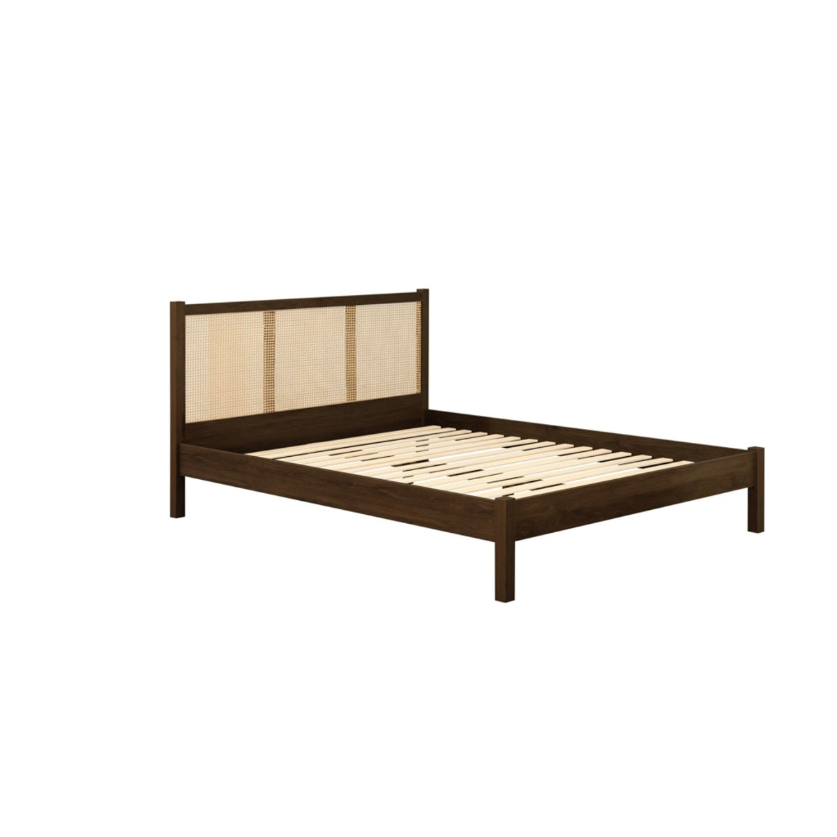 2026 Croxley Rattan Bed - Walnut
