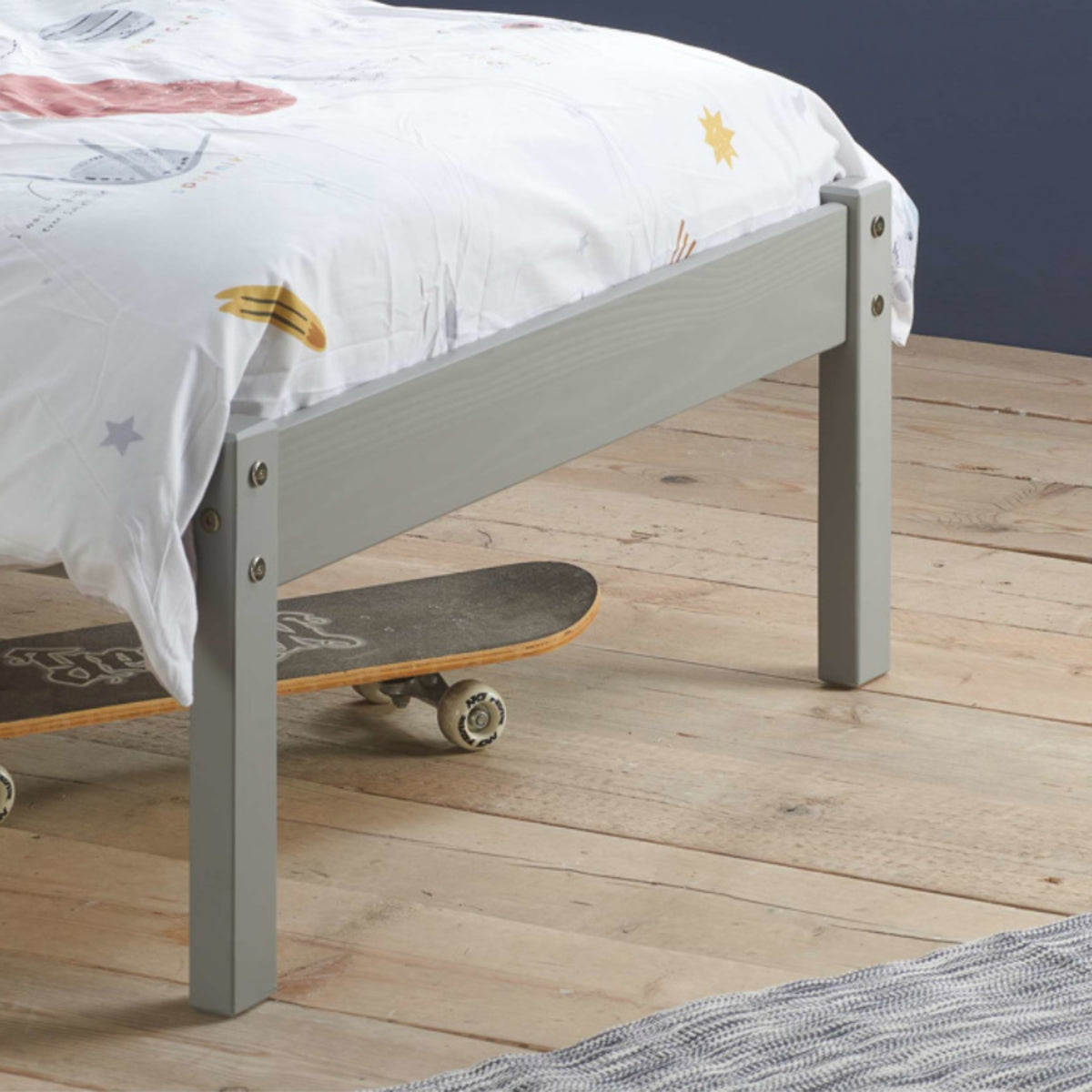 2026 Denver Low End Bed - Grey