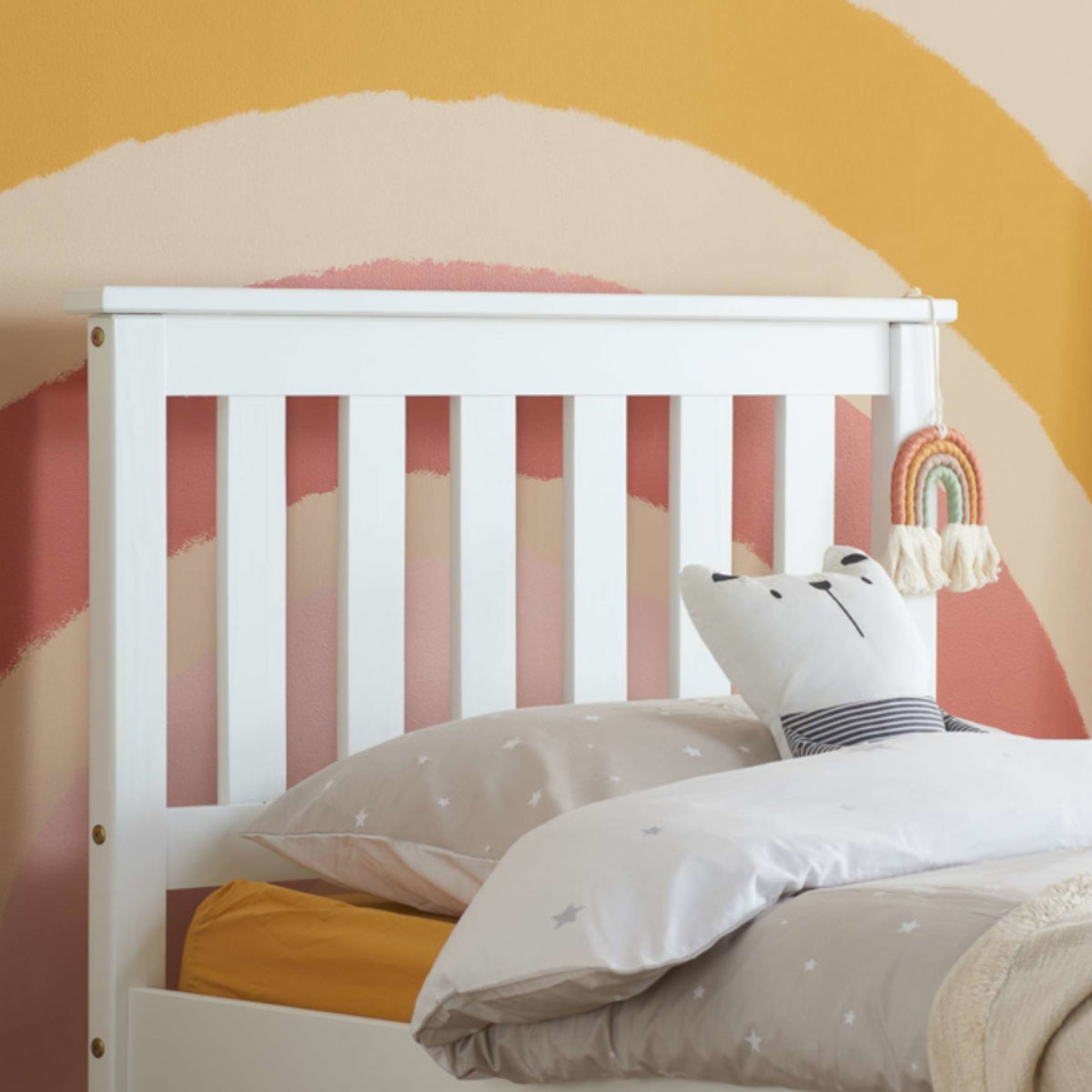 2026 Denver Low End Bed - White