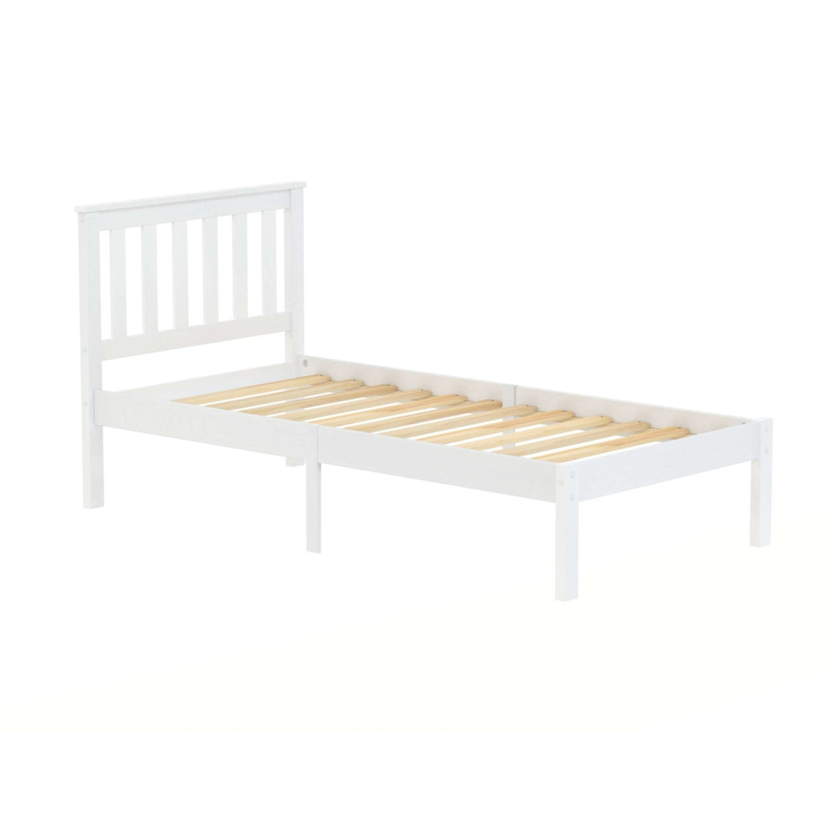 2026 Denver Low End Bed - White