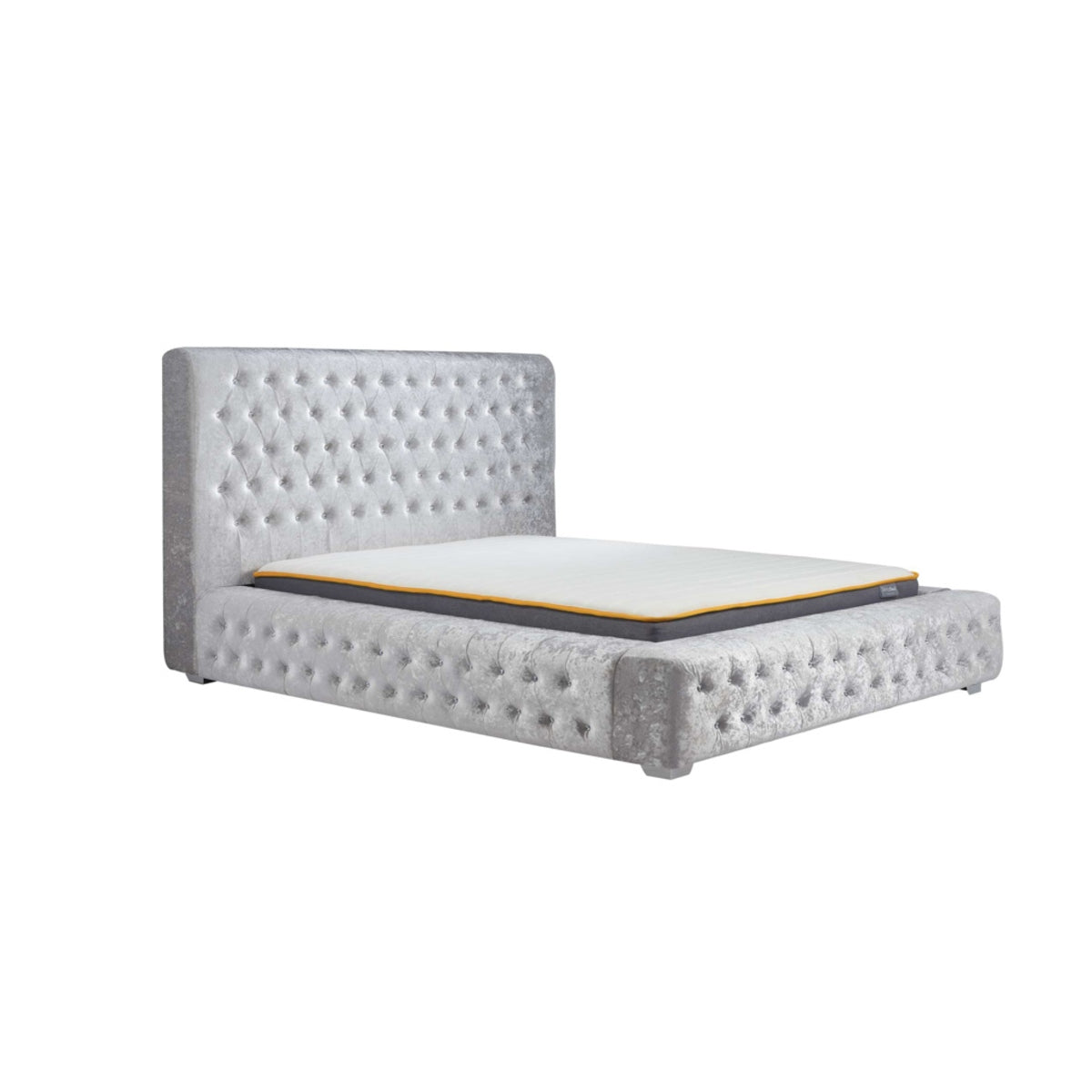 2026 Grande Fabric Bed - Steel Crushed Velvet