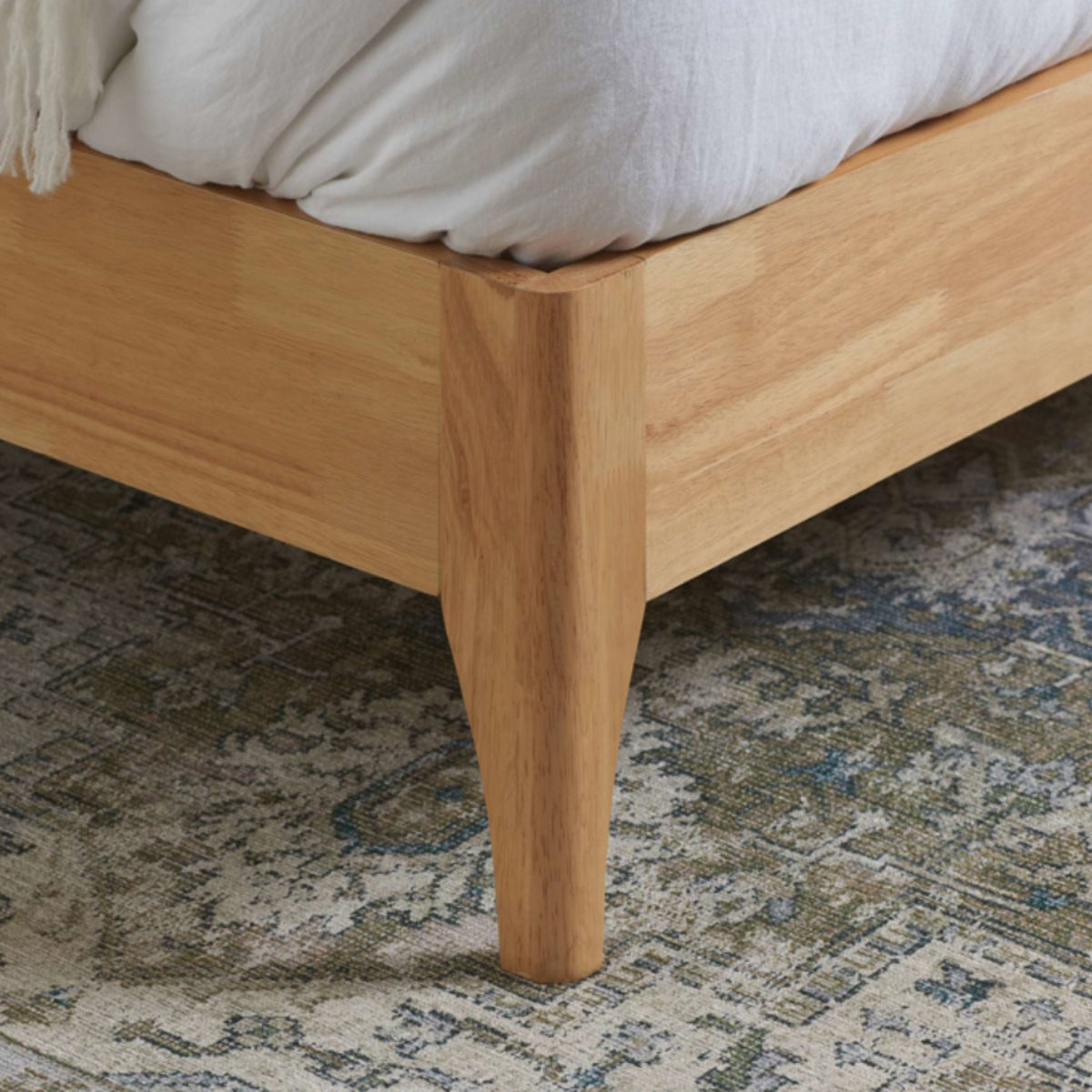 2026 Halfden Fabric Bed - White