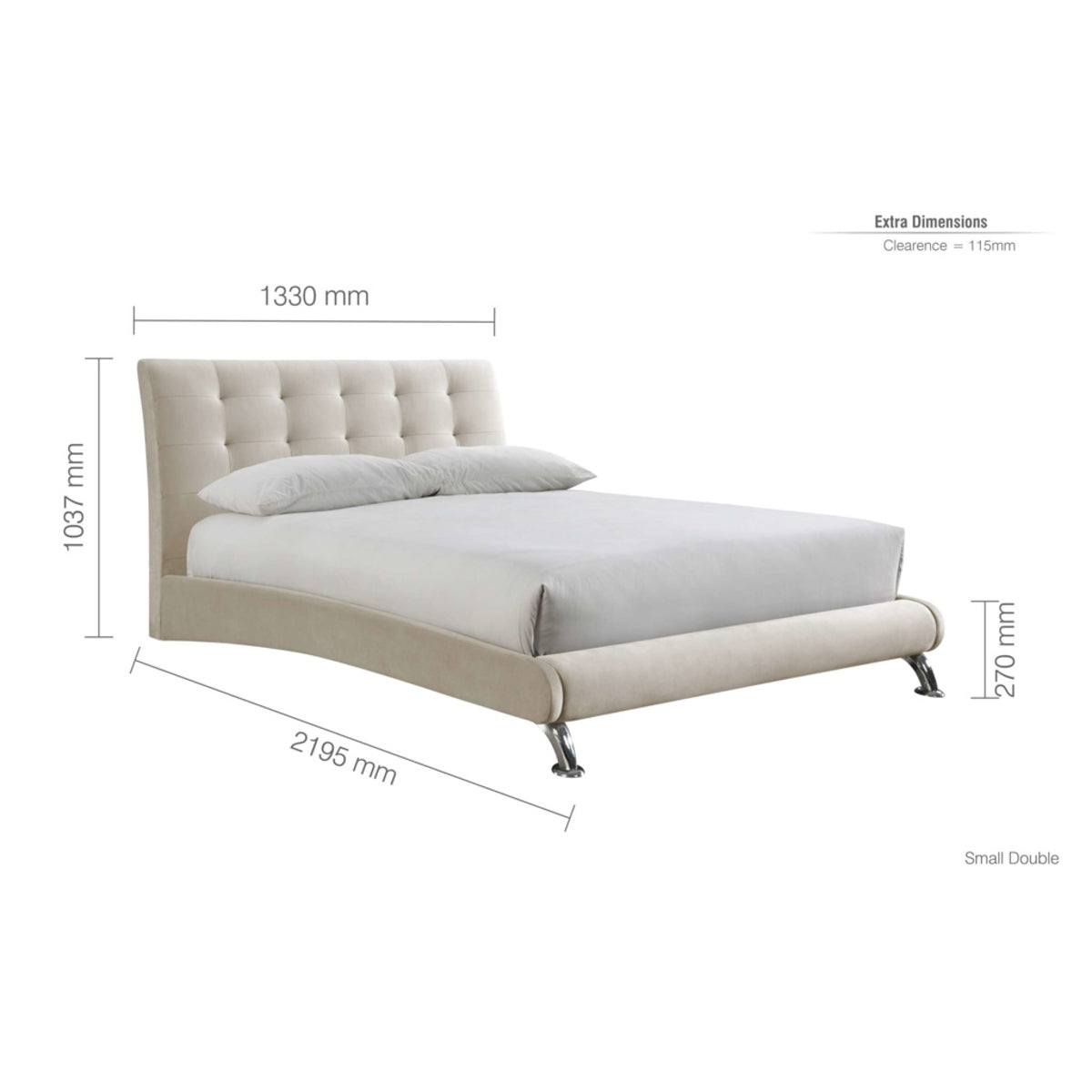 2026 Hemlock Fabric Bed - Warm Stone