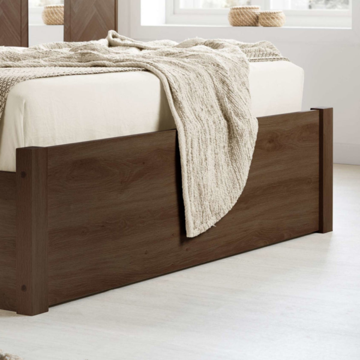 2026 Herringford Ottoman Bed - Walnut