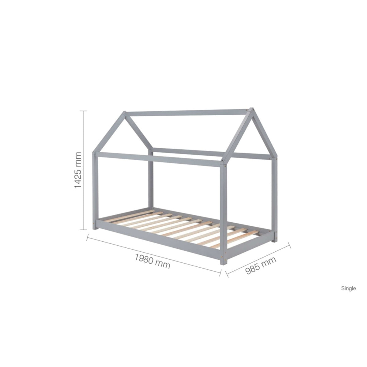 2026 House Bed - Grey