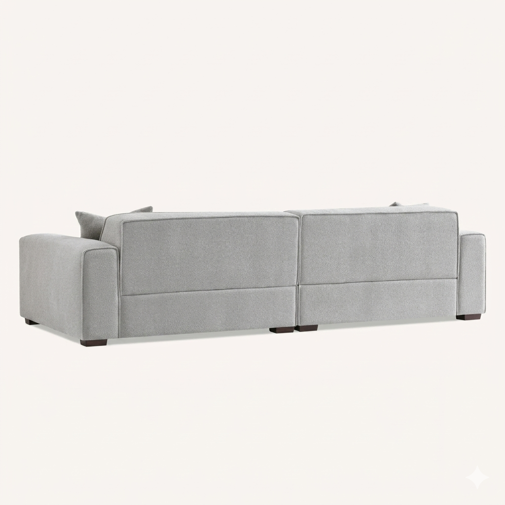 2026 Dunkeld 4 Seater Sofa - Pebble Boucle - Nimbus Beds