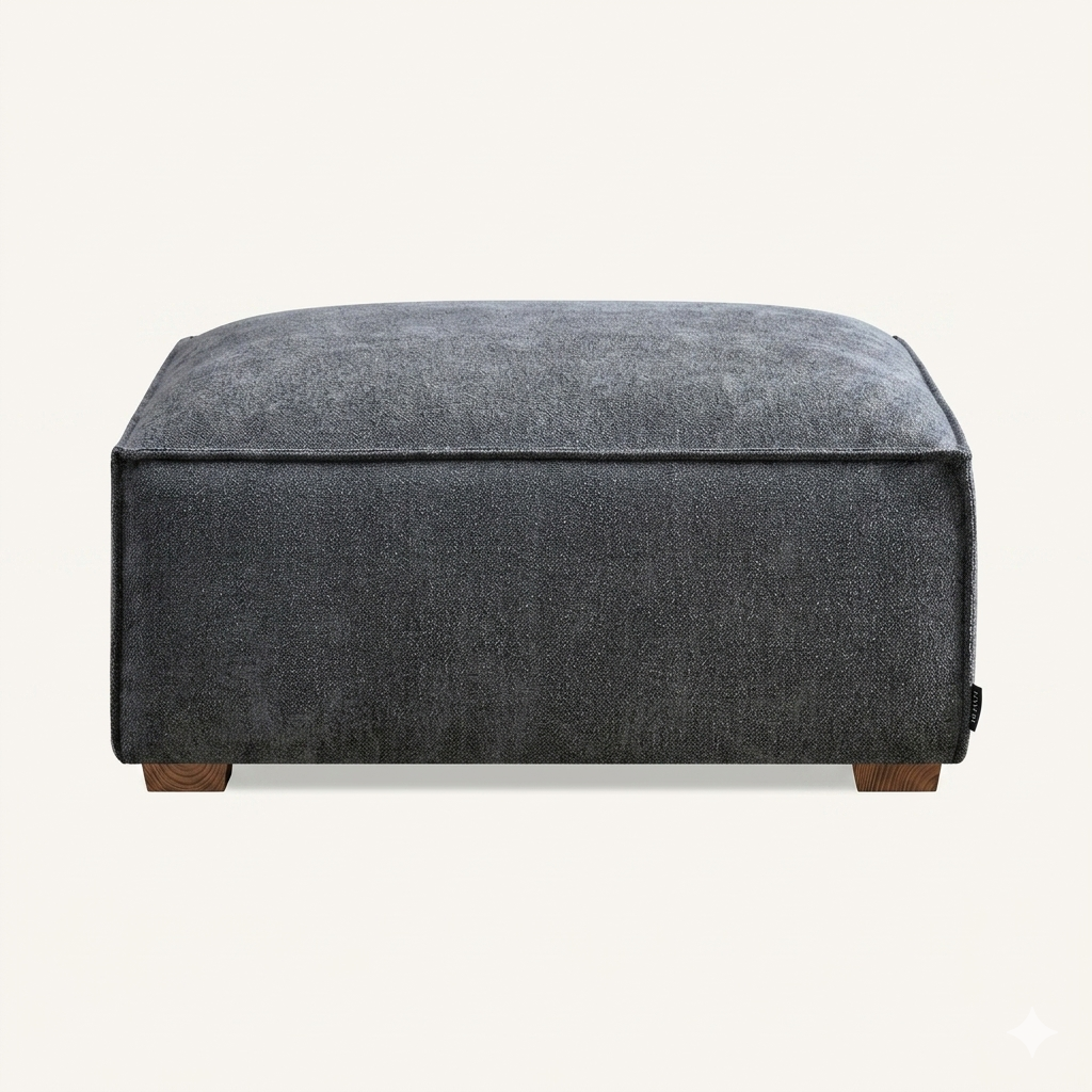 2026 Dunkeld Stool - Charcoal Boucle - Nimbus Beds