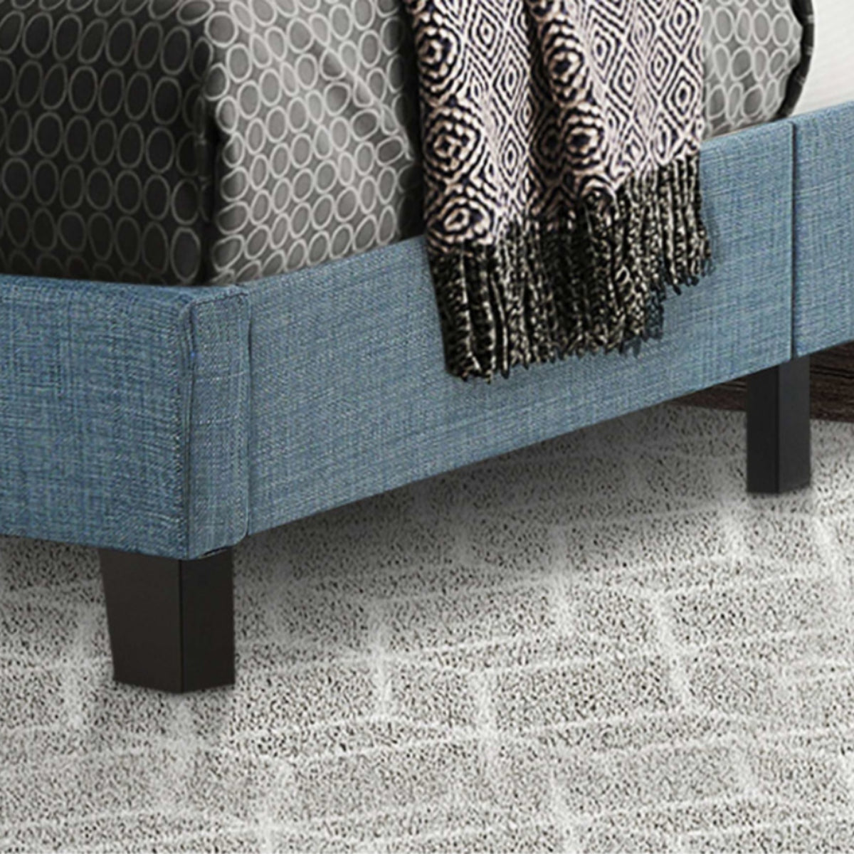 2026 Jacob Fabric Bed - French Blue