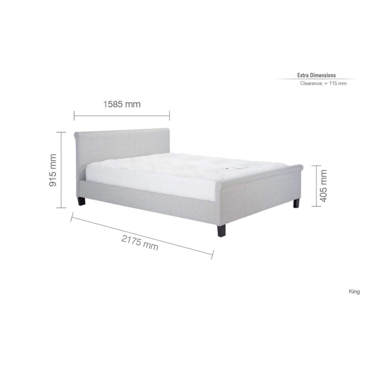 2026 Stratus Bed - Grey