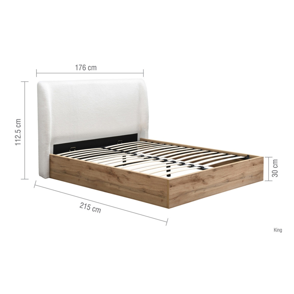 2026 Halfden Ottoman - White