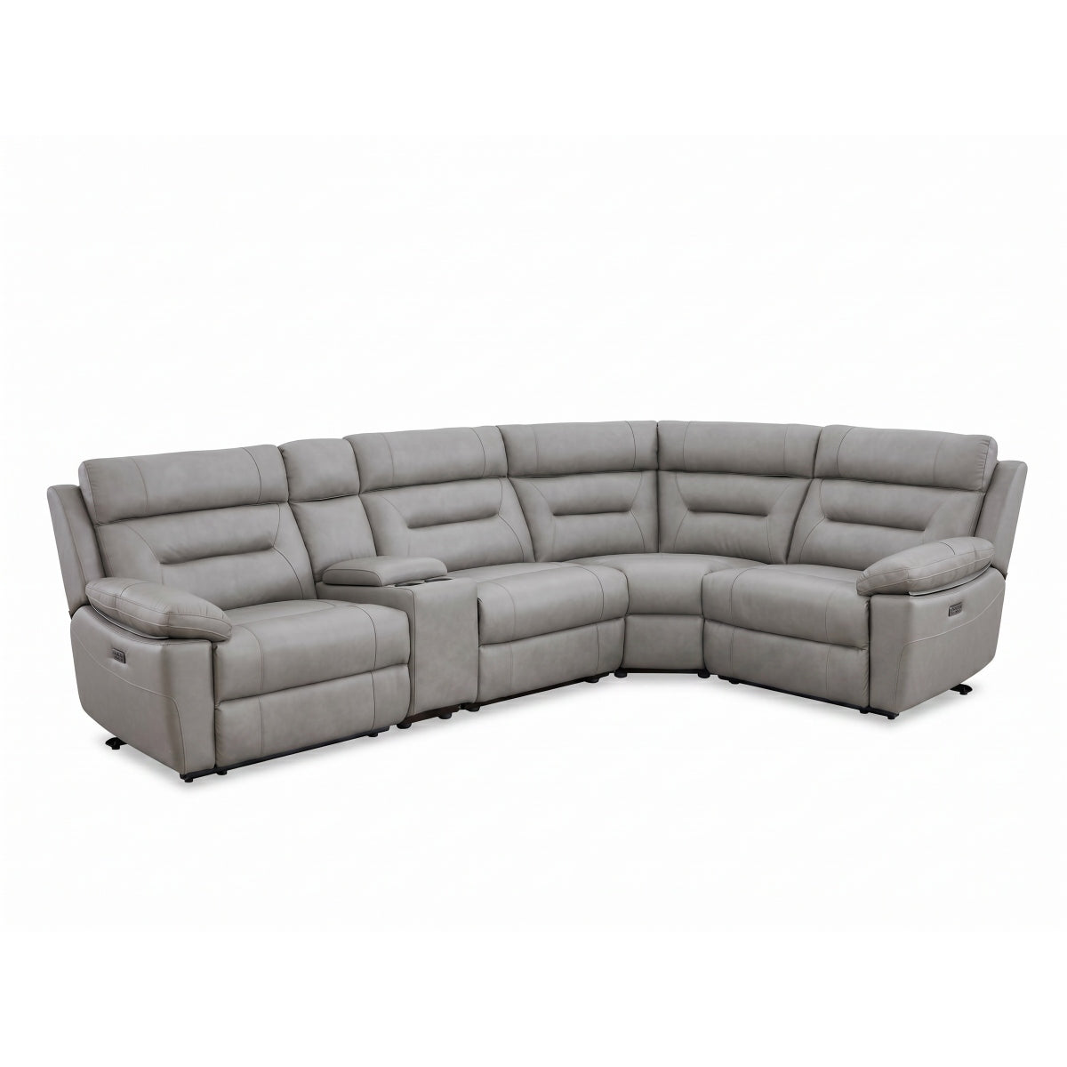 Leni Corner, 3 Seater, 2 Seater & Chair Sofa In Pisa Grey