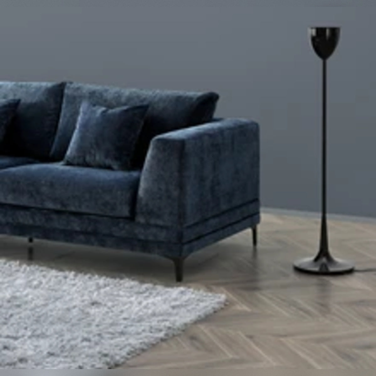 2026 Portland 3 Seater Sofa - Aegean Blue