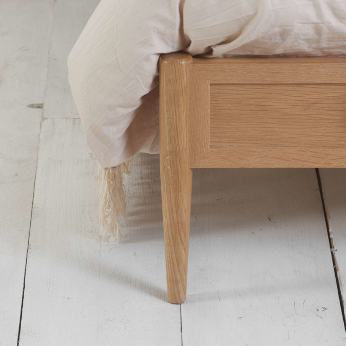 2026 Leonie Rattan Bed - Oak
