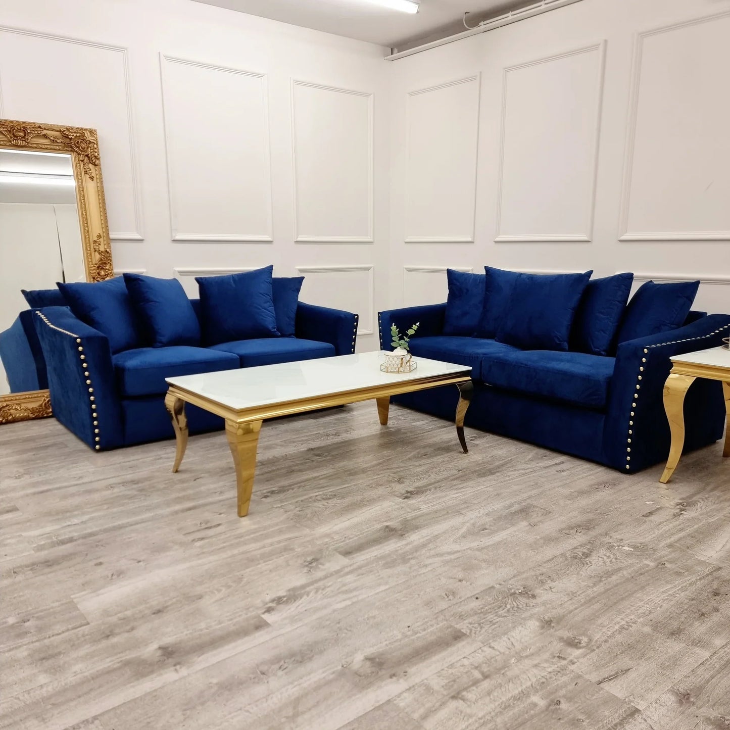 2026 Larkhall 3 & 2 Seater  -  Marine Blue - Nimbus Beds
