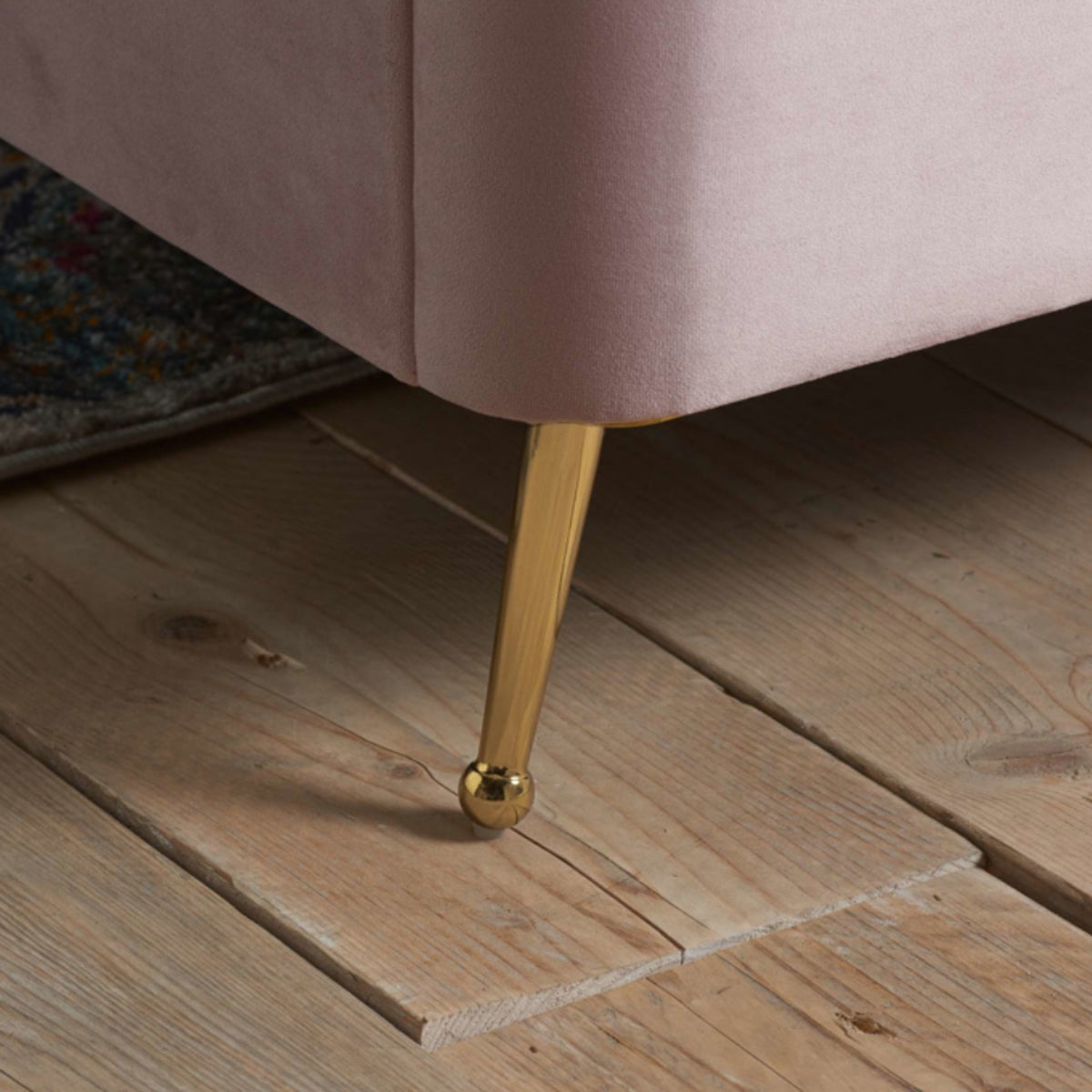 2026 Lottie Fabric Ottoman - Pink