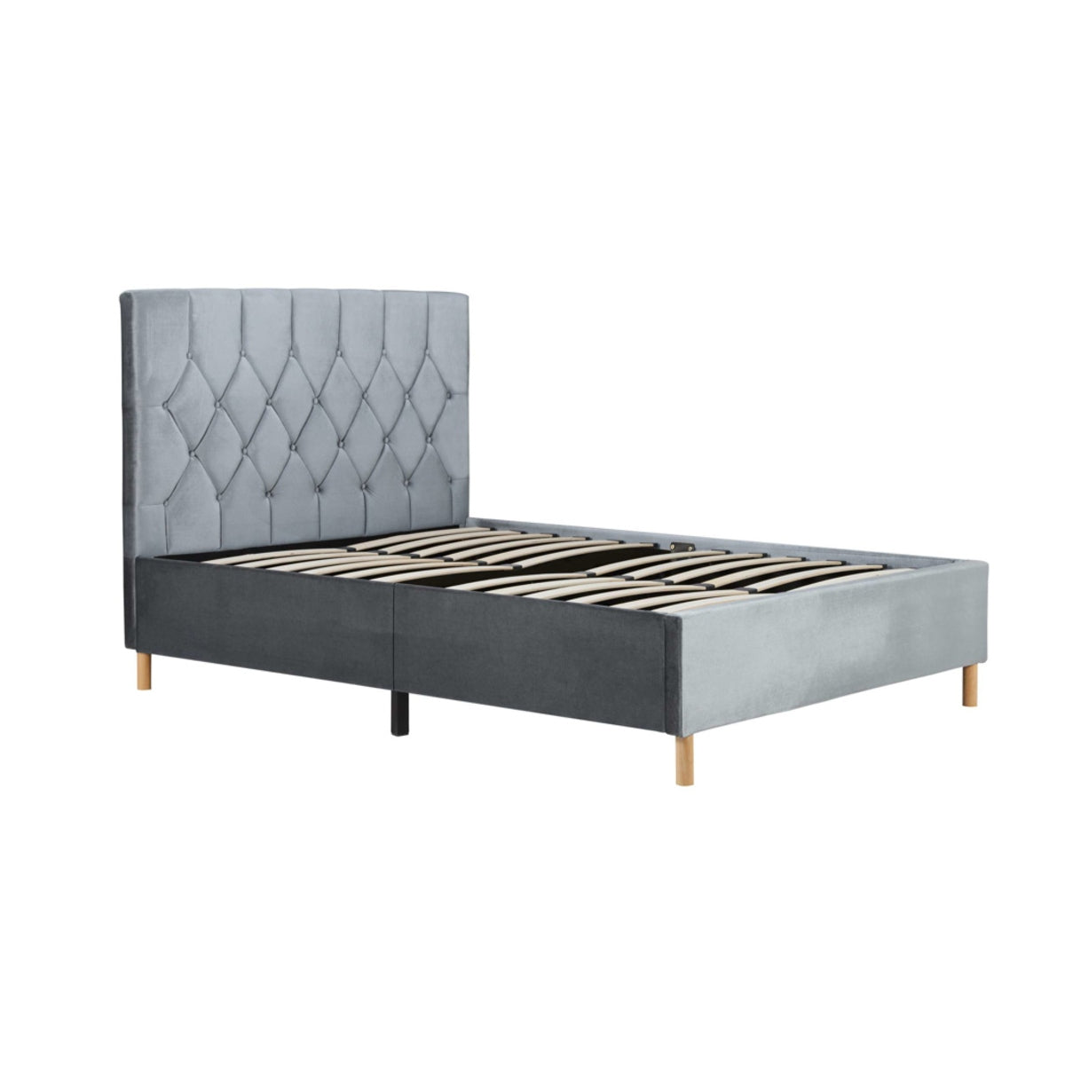 2026 Loxley Fabric Bed - Grey