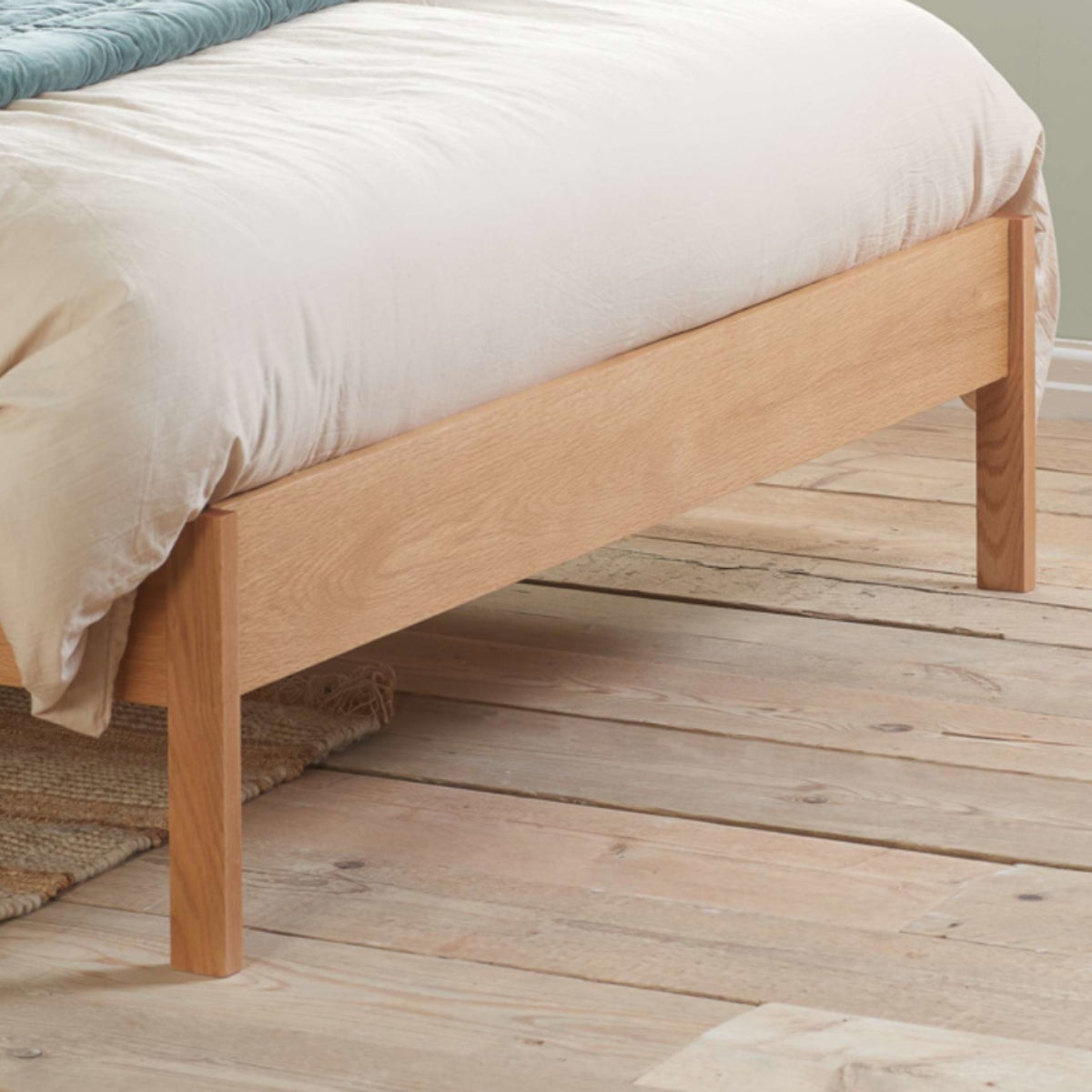 2026 Margot Rattan Bed - Oak