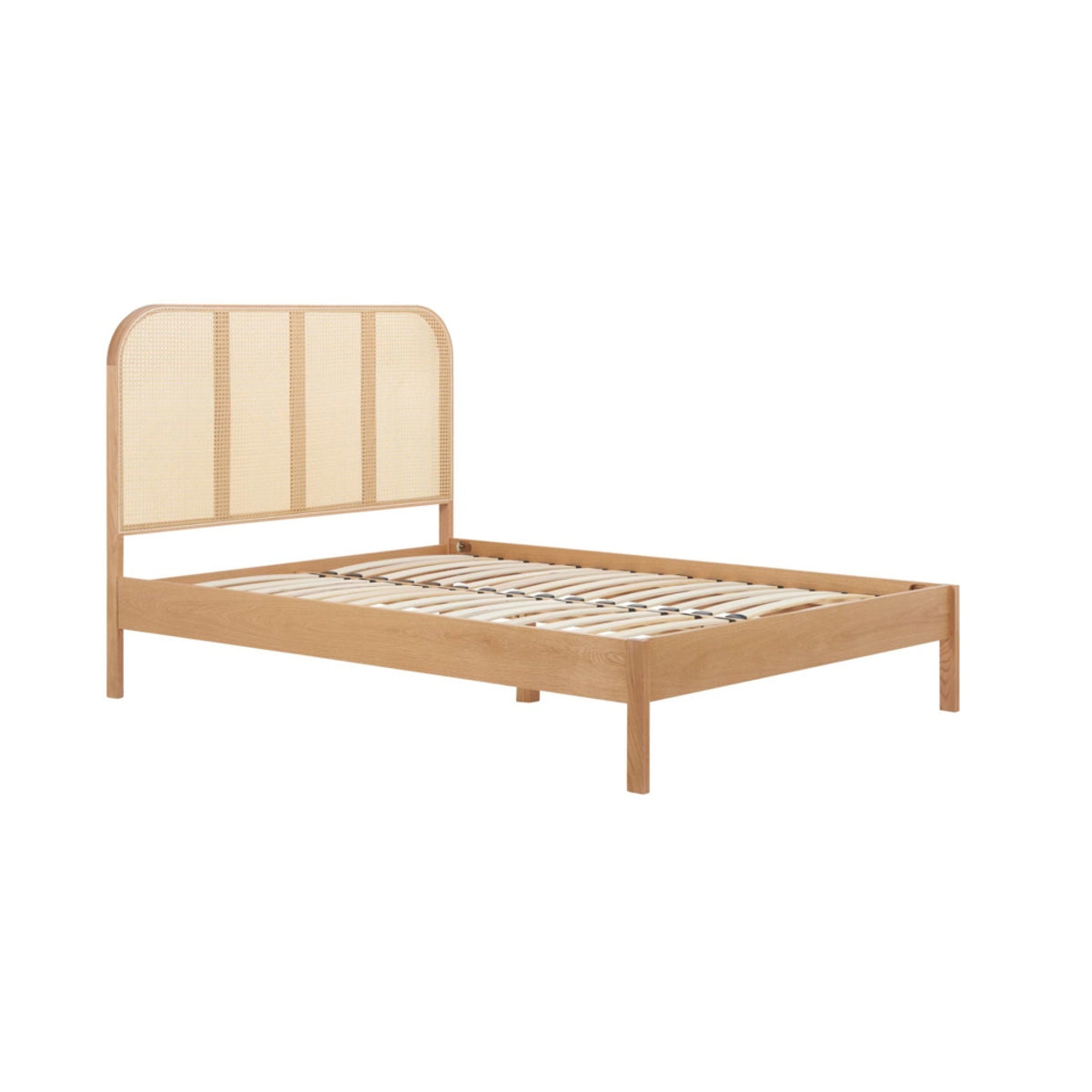 2026 Margot Rattan Bed - Oak