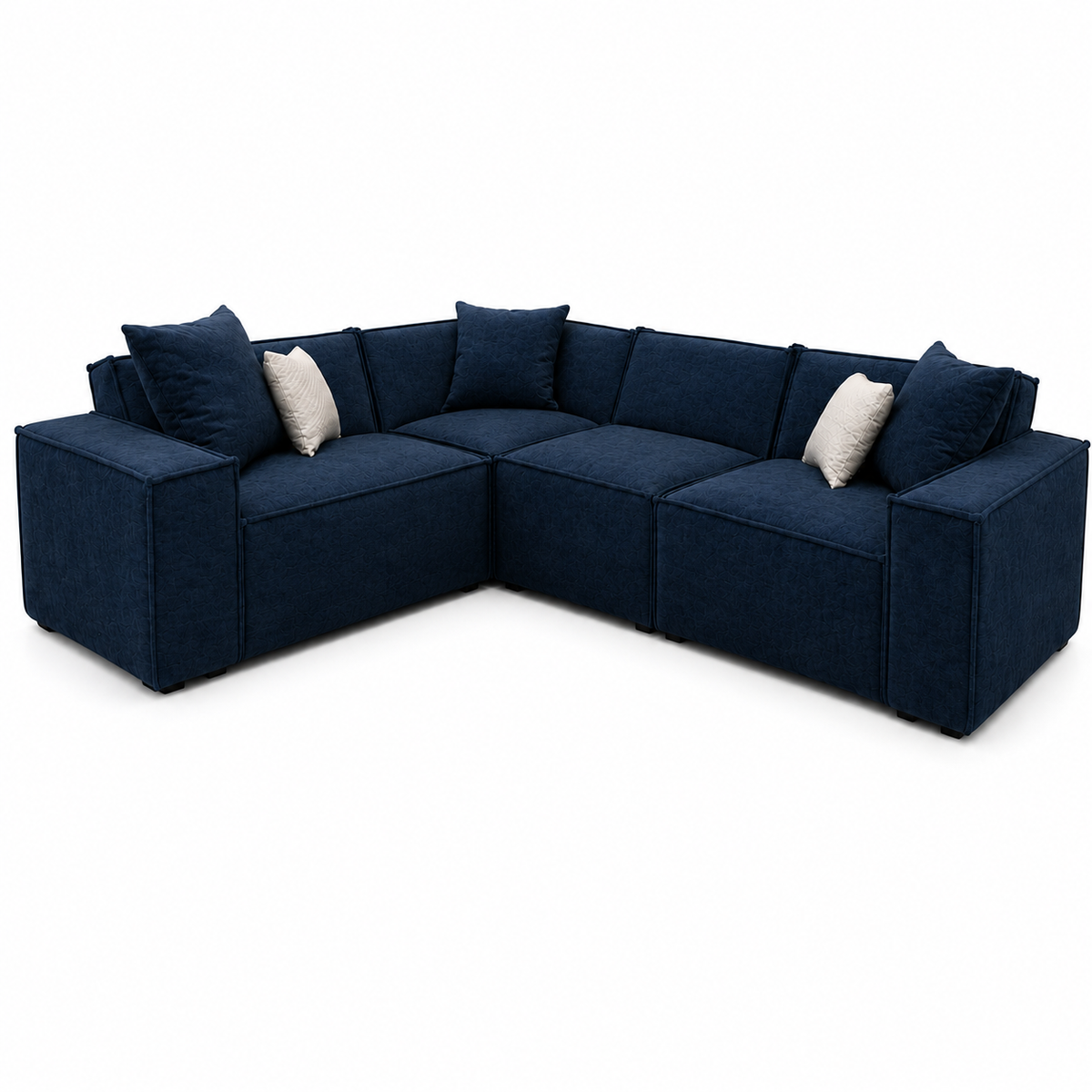 2026 Meigle Corner  Sofa  - Navy Blue - Nimbus Beds